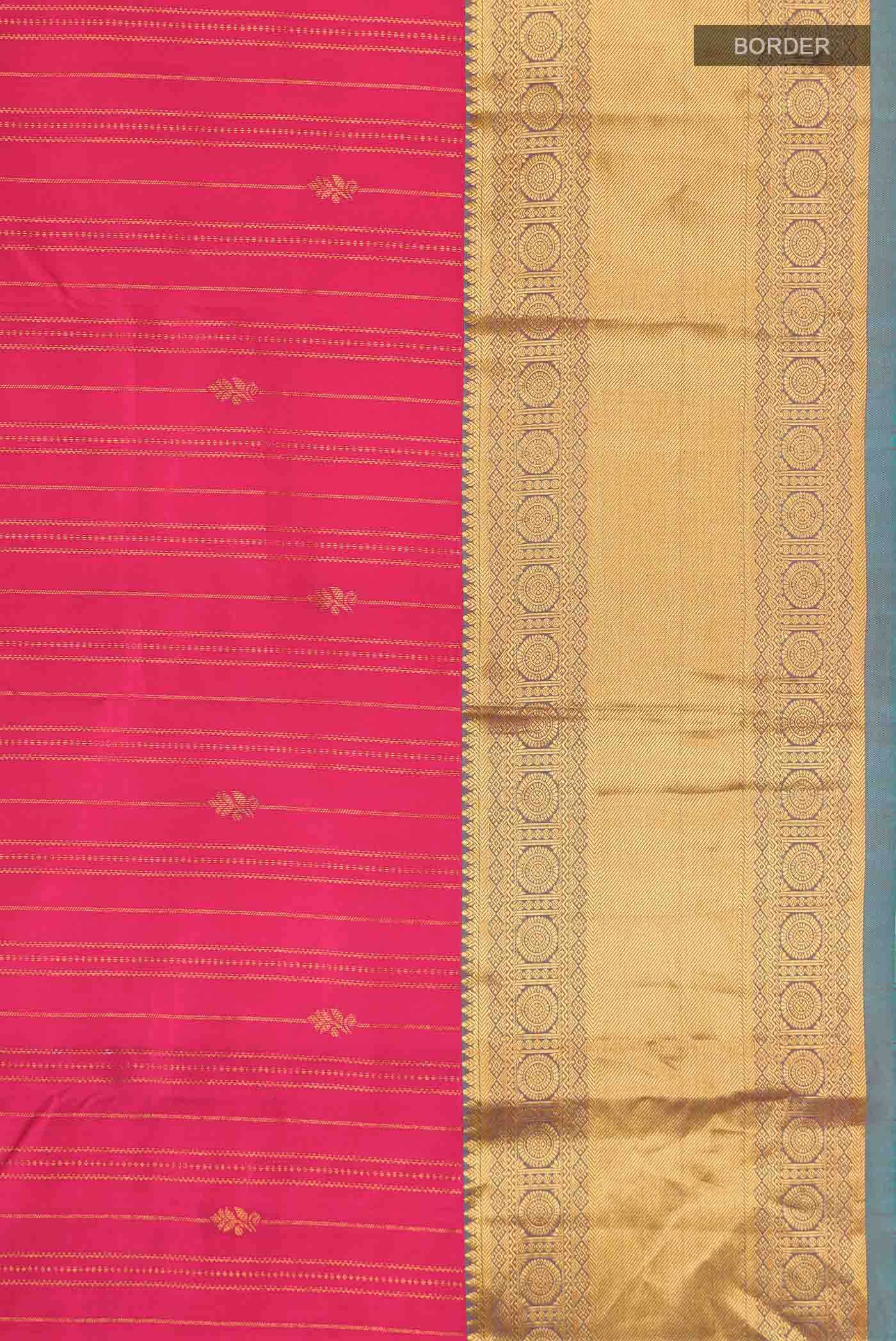 Pink Kanchipuram Silk Saree