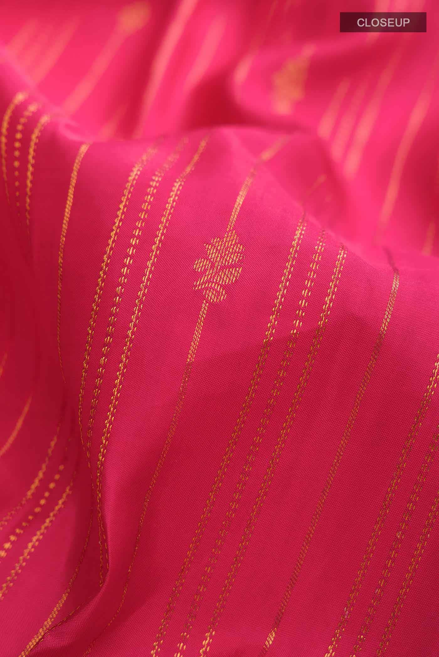 Pink Kanchipuram Silk Saree