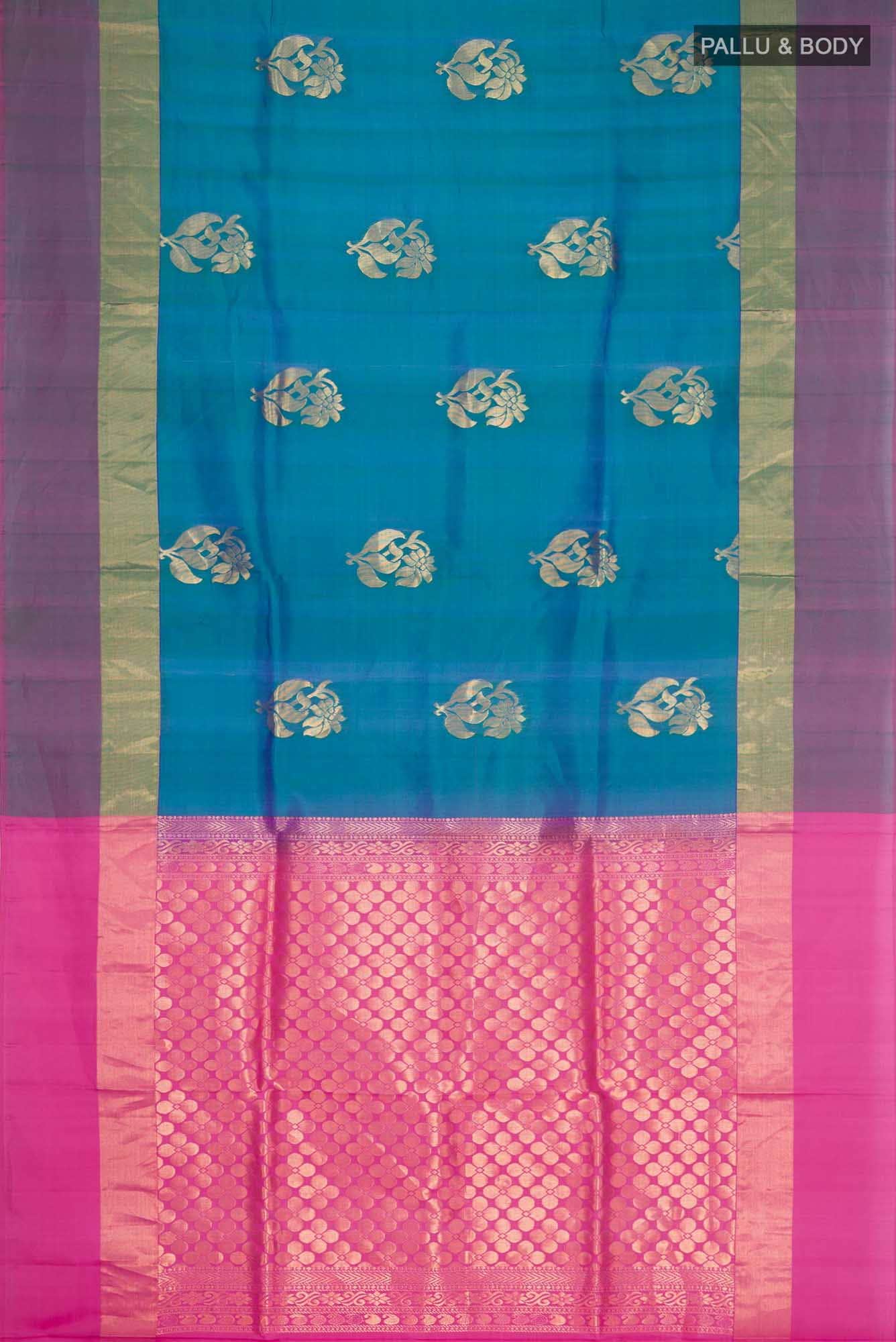 Blue Soft Silk Saree