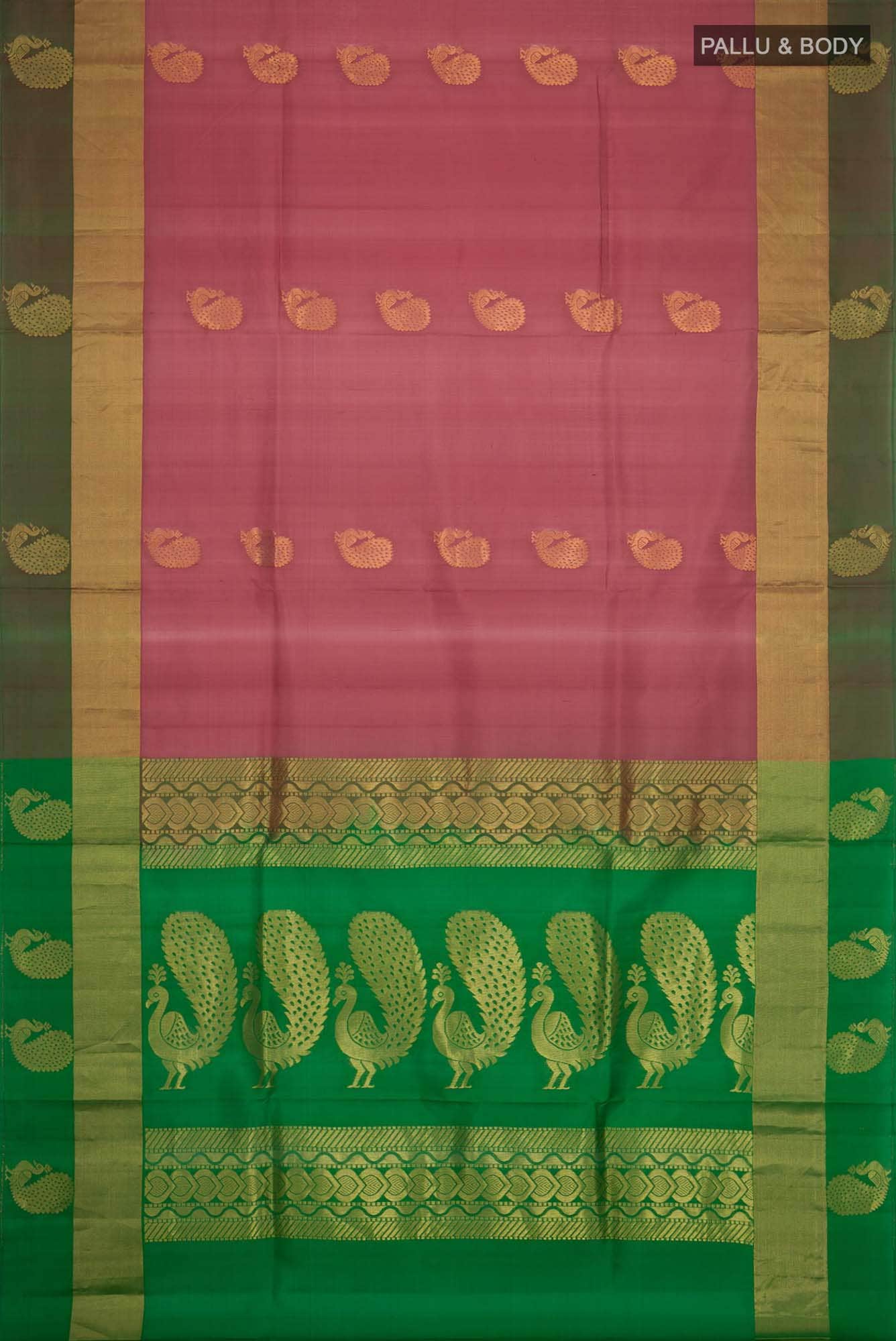 Maroon Soft Silk Saree
