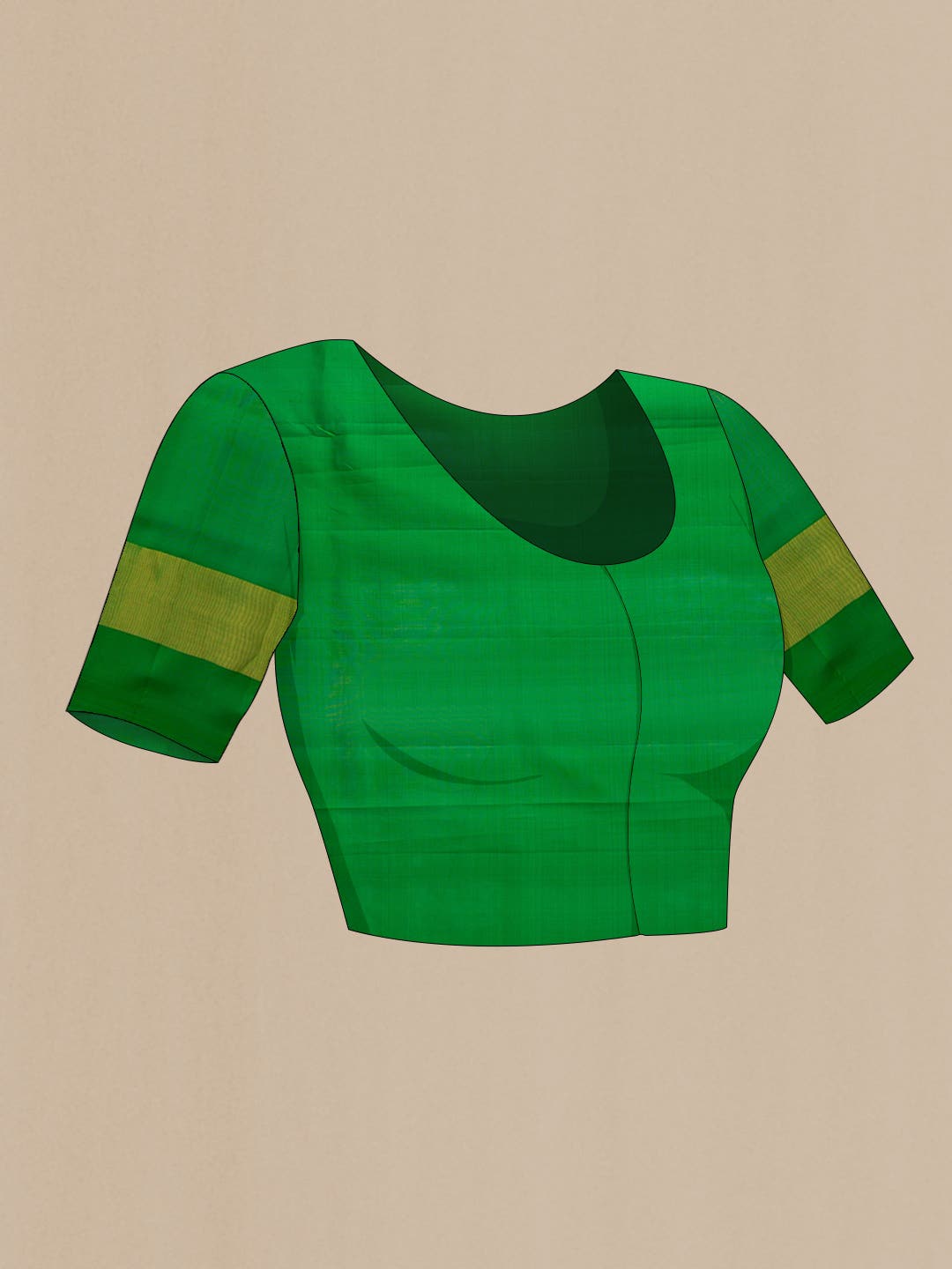 Orange Dual Tone Soft Silk Saree