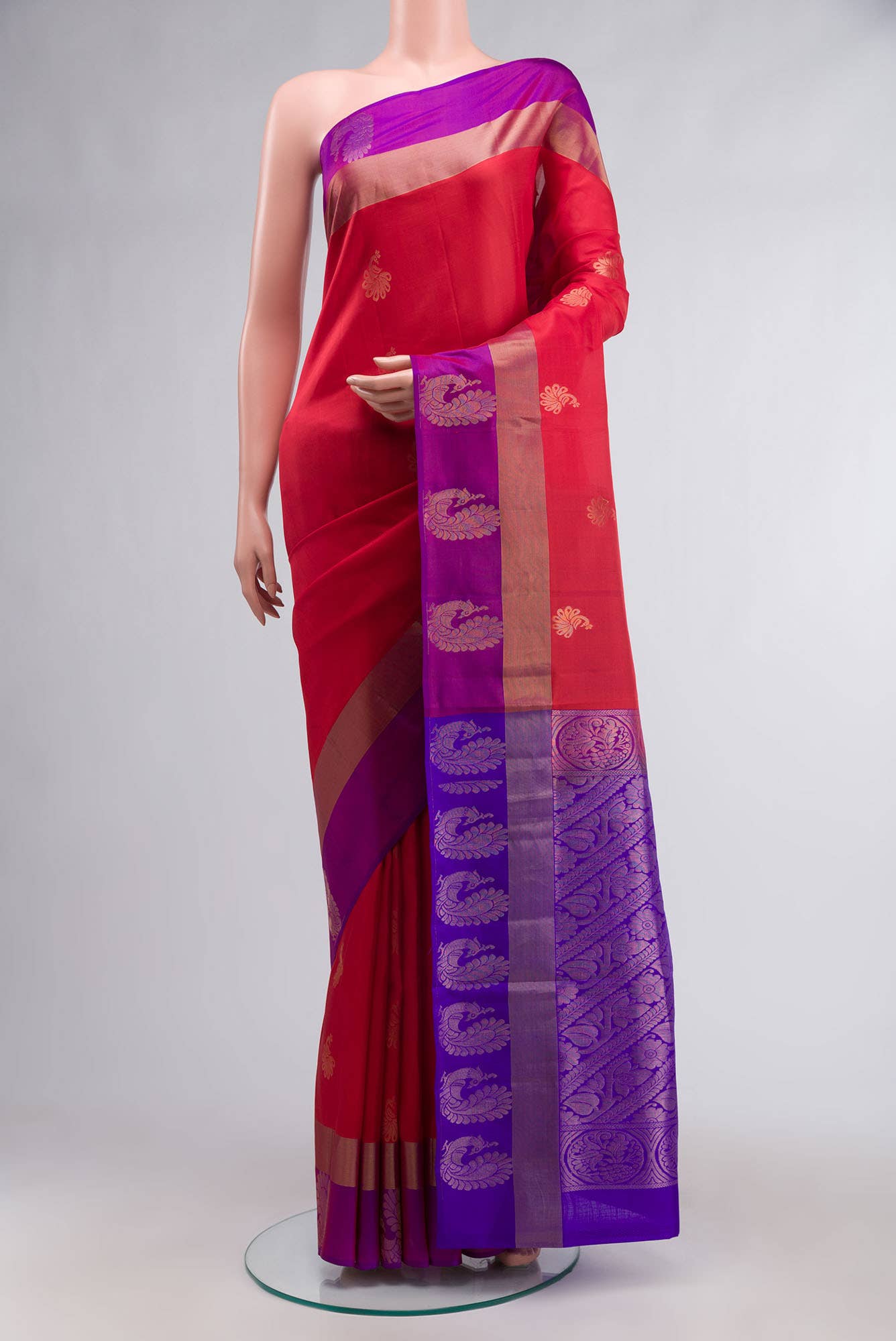 Red Soft Silk Saree