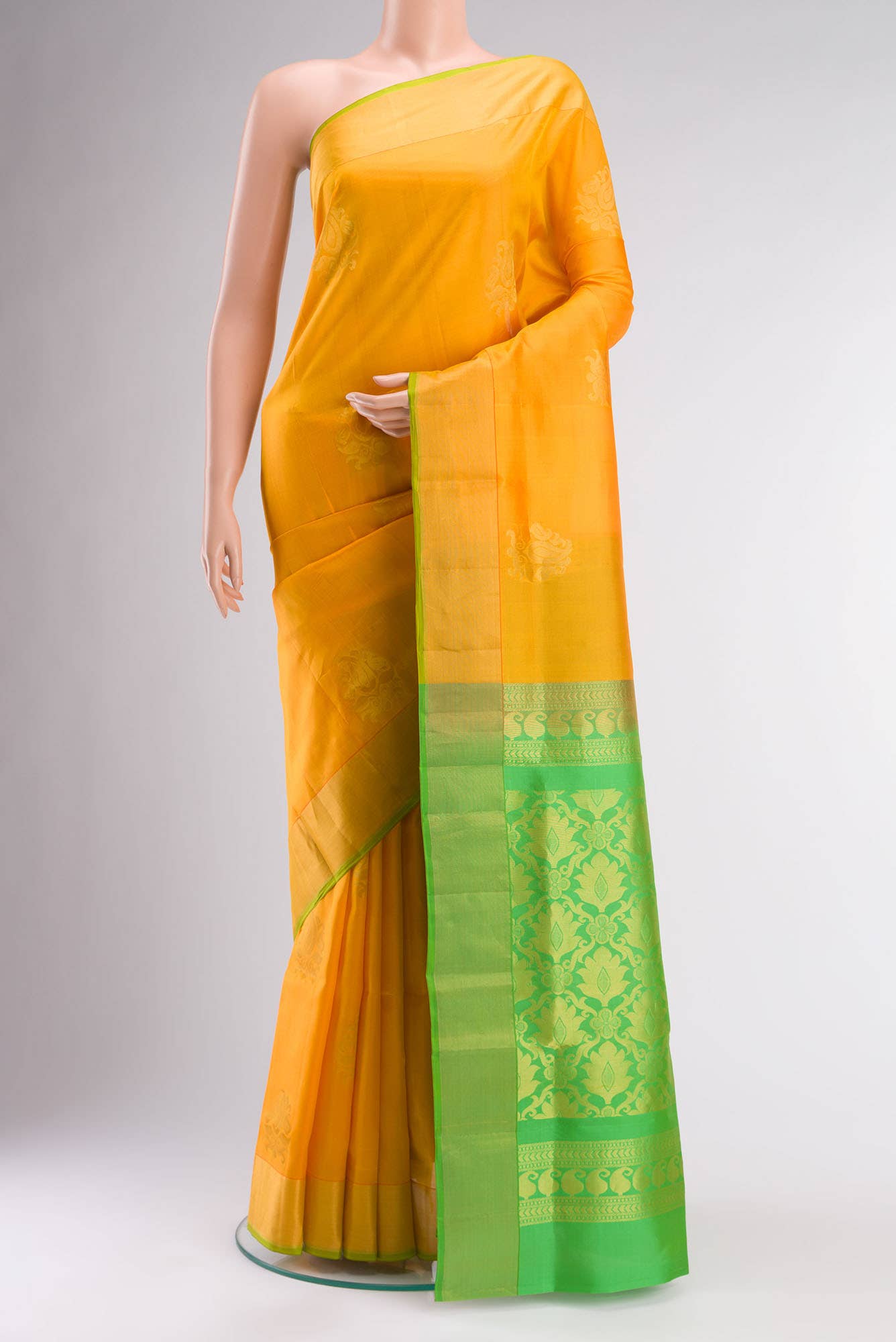 Yellow Soft Silk Saree