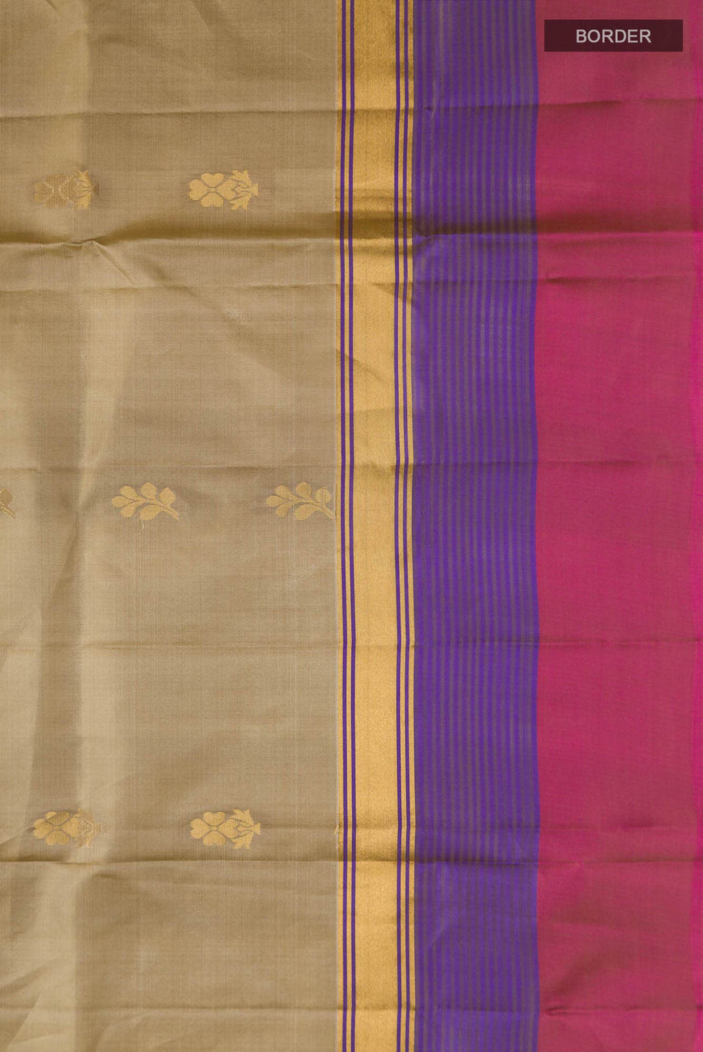 Beige Soft Silk Saree