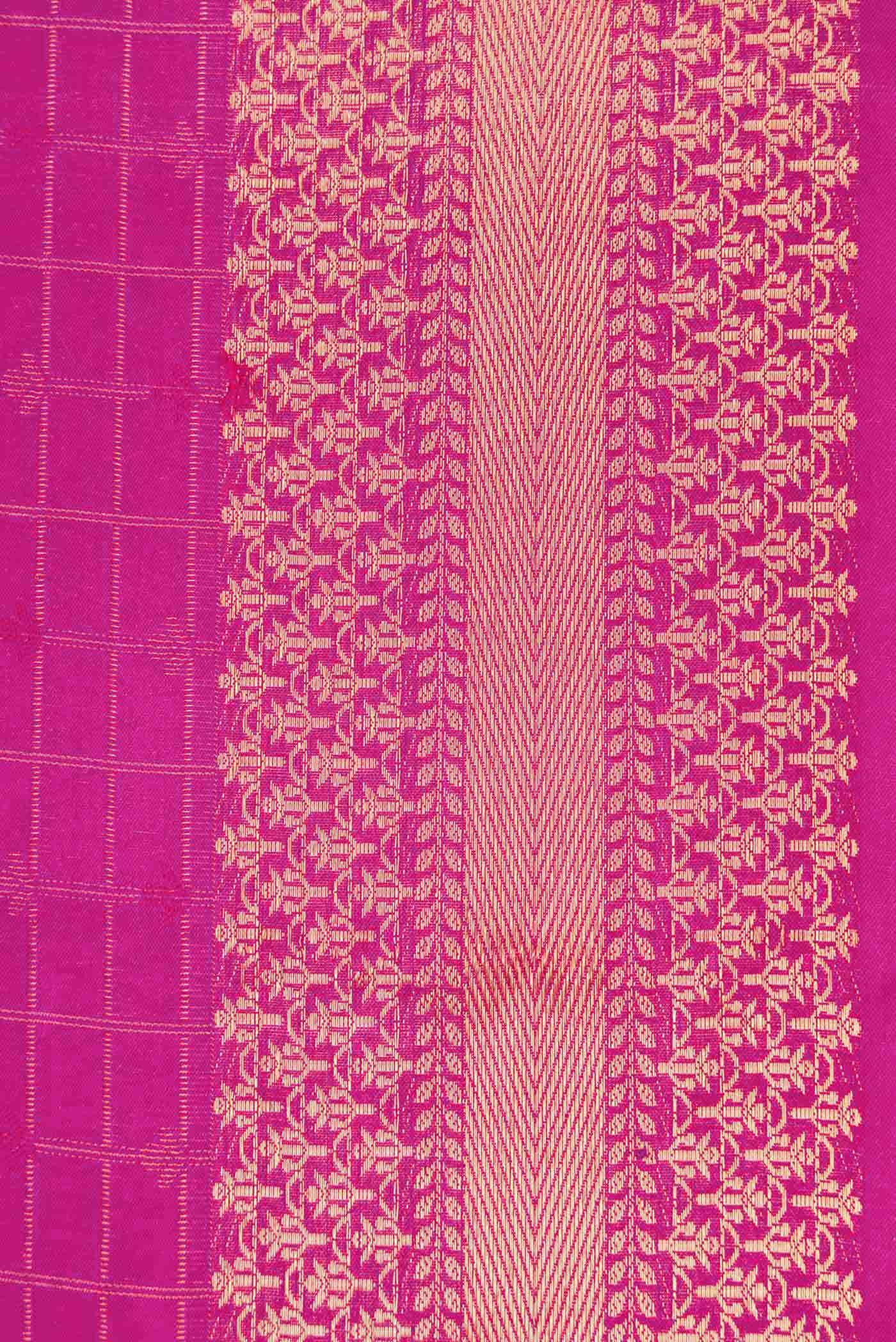 Pink Dual Tone Soft Silk Saree
