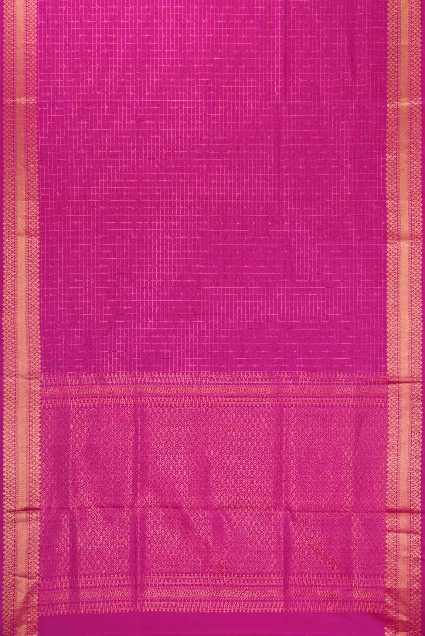 Pink Dual Tone Soft Silk Saree