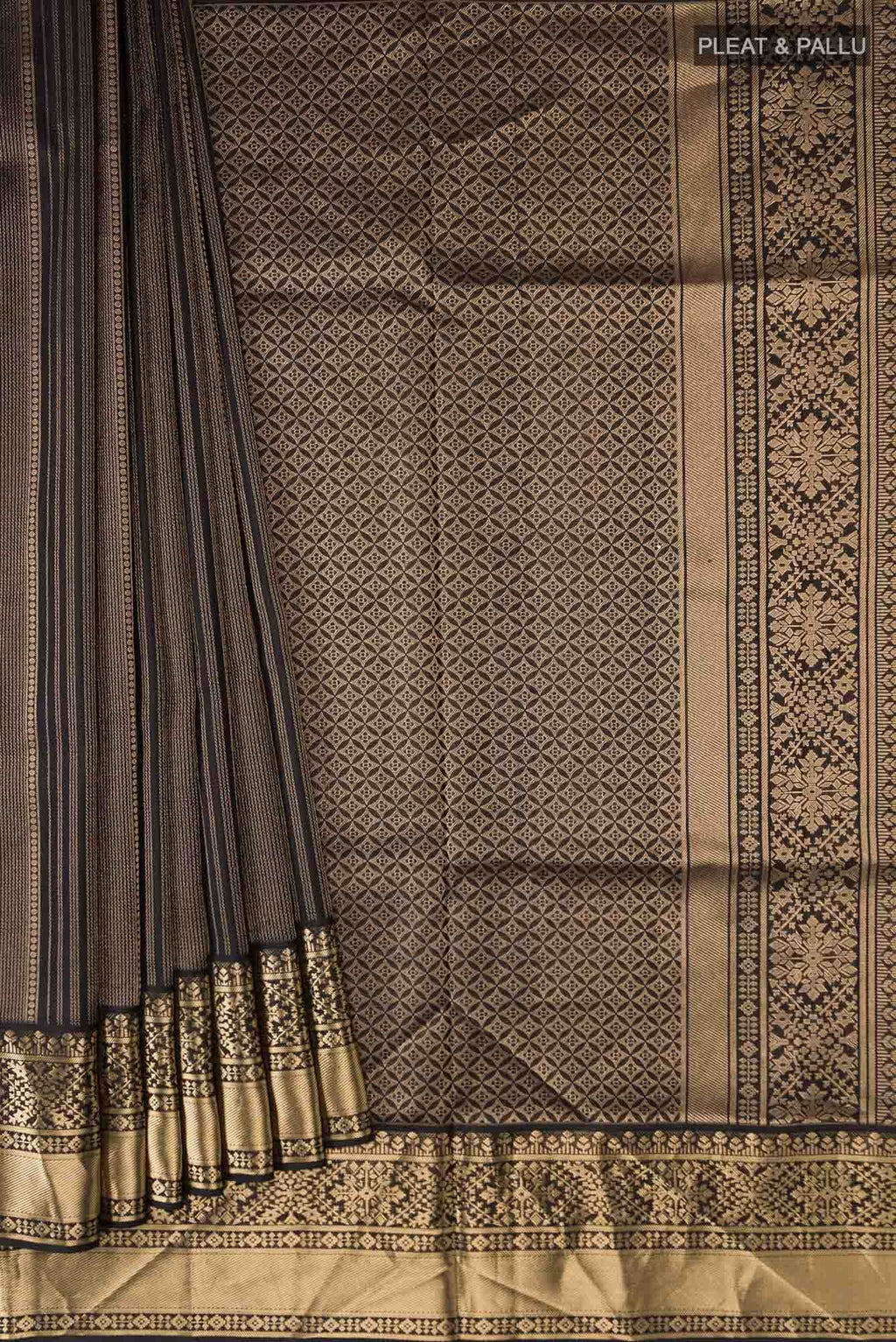 Black Soft Silk Saree