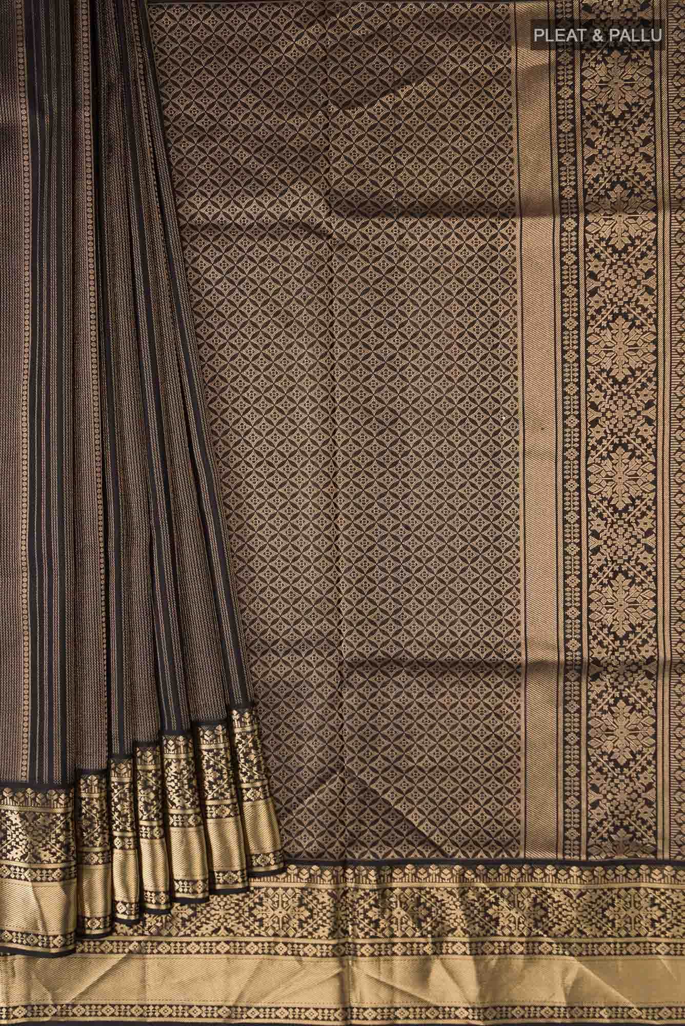 Black Soft Silk Saree