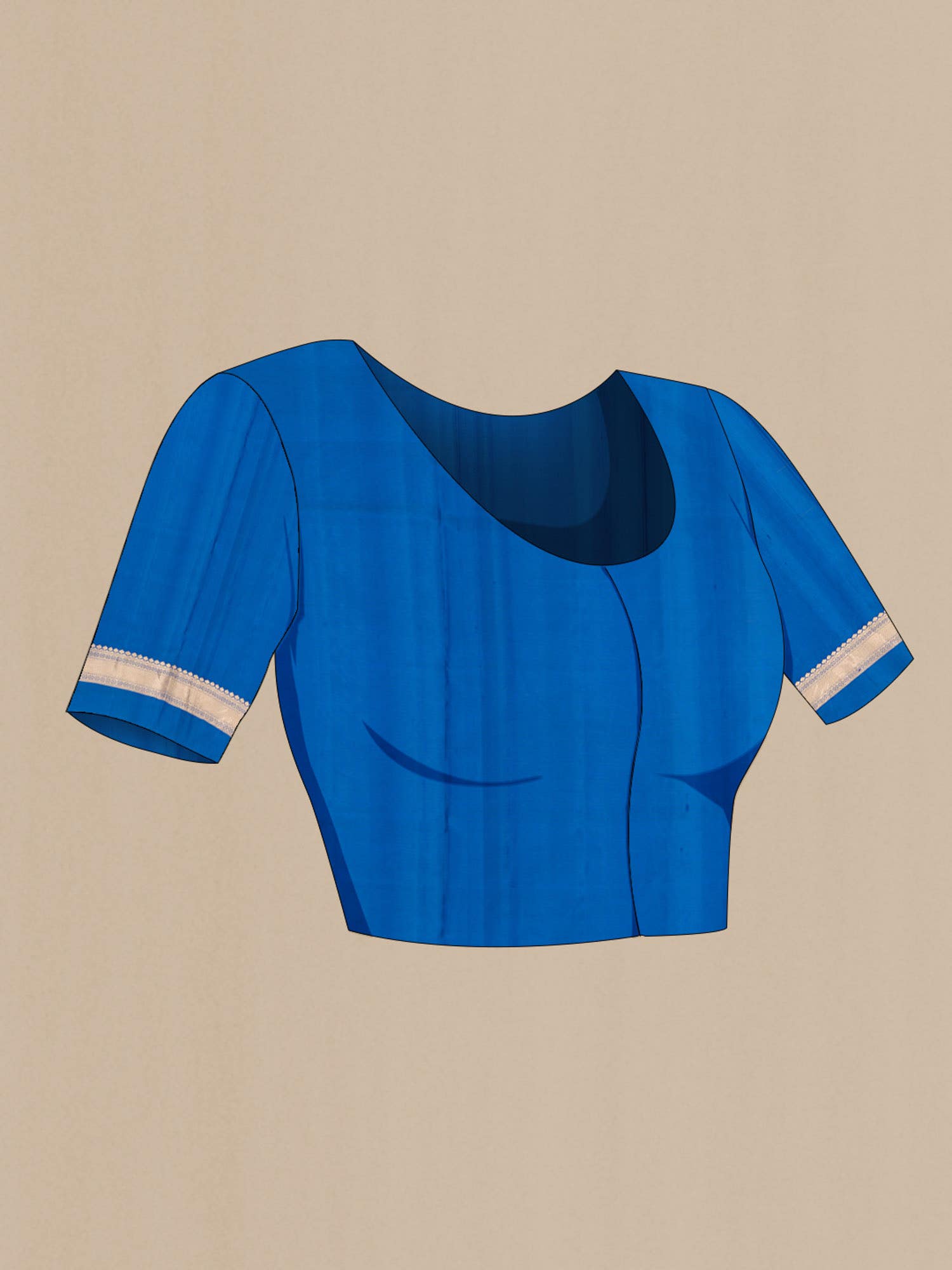 Blue Soft Silk Saree