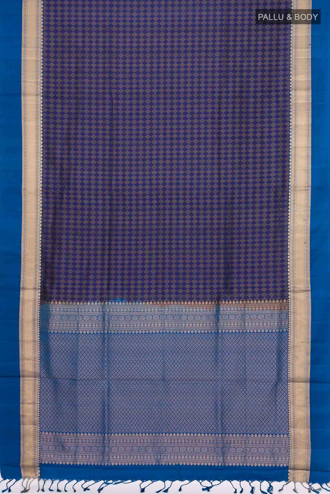 Blue Soft Silk Saree
