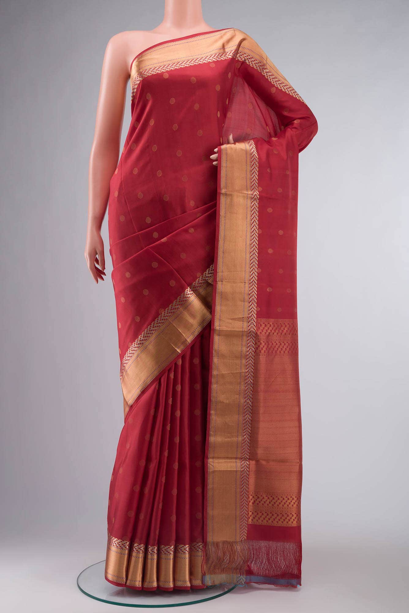 Red Soft Silk Saree