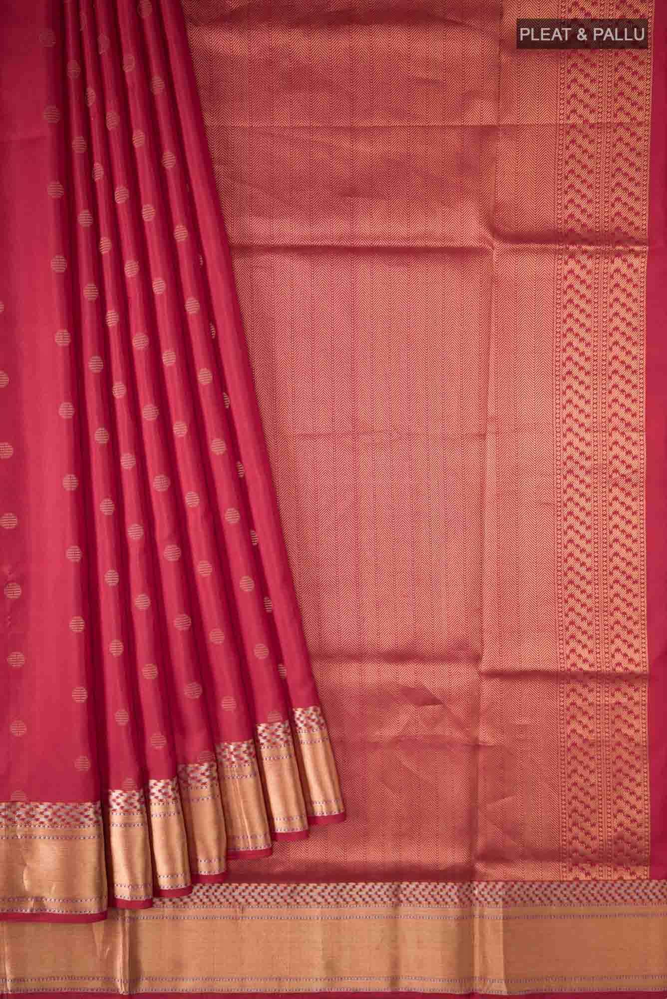 Red Soft Silk Saree
