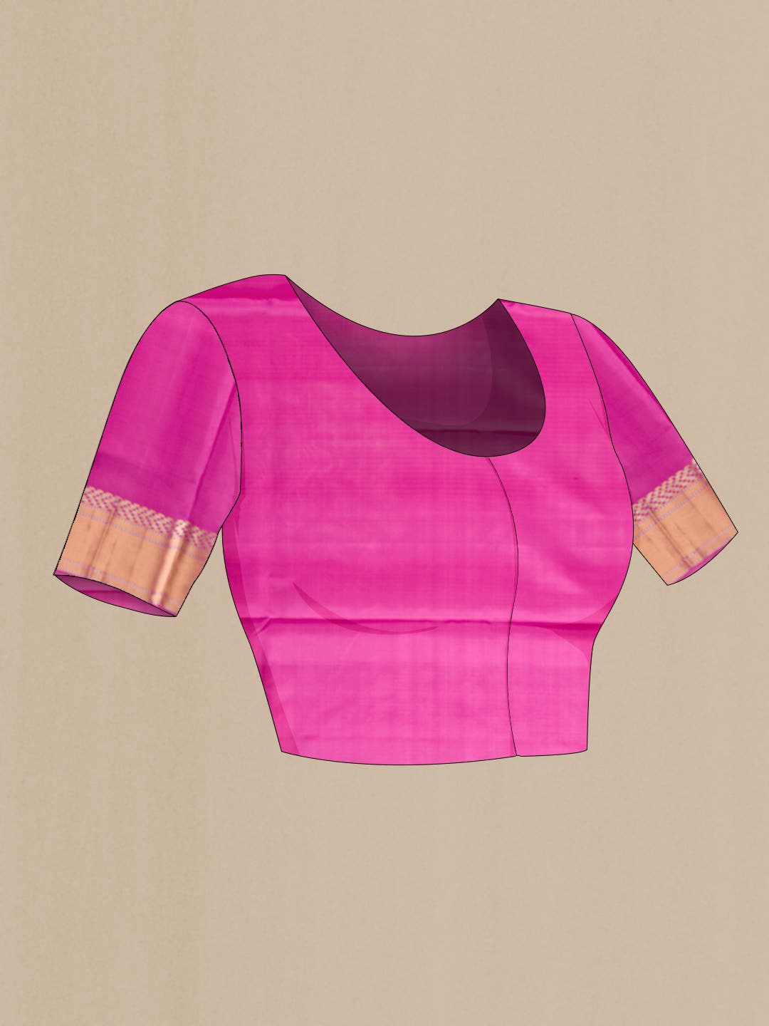 Pink Soft Silk Saree