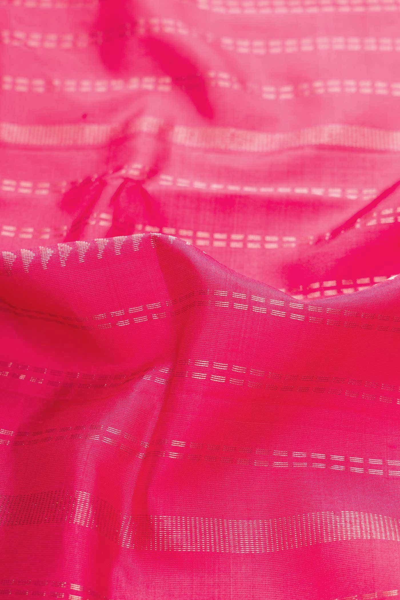 Pink Dual Tone Soft Silk Saree