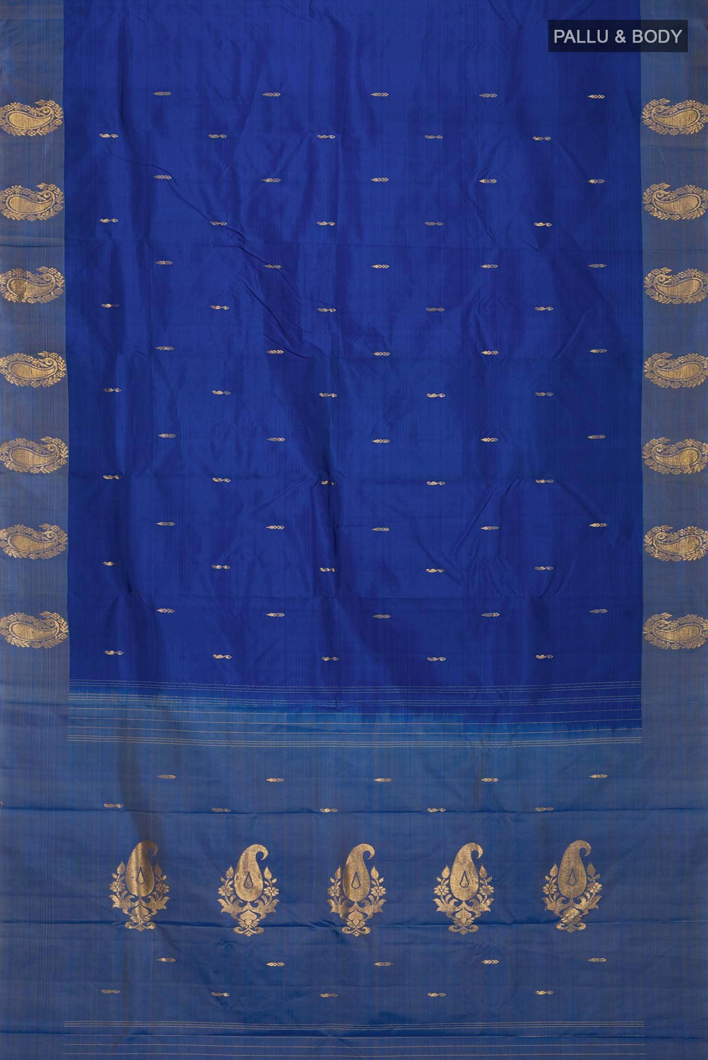 Blue Kanchipuram Silk Saree
