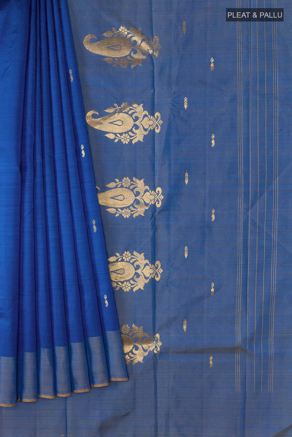 Blue Kanchipuram Silk Saree