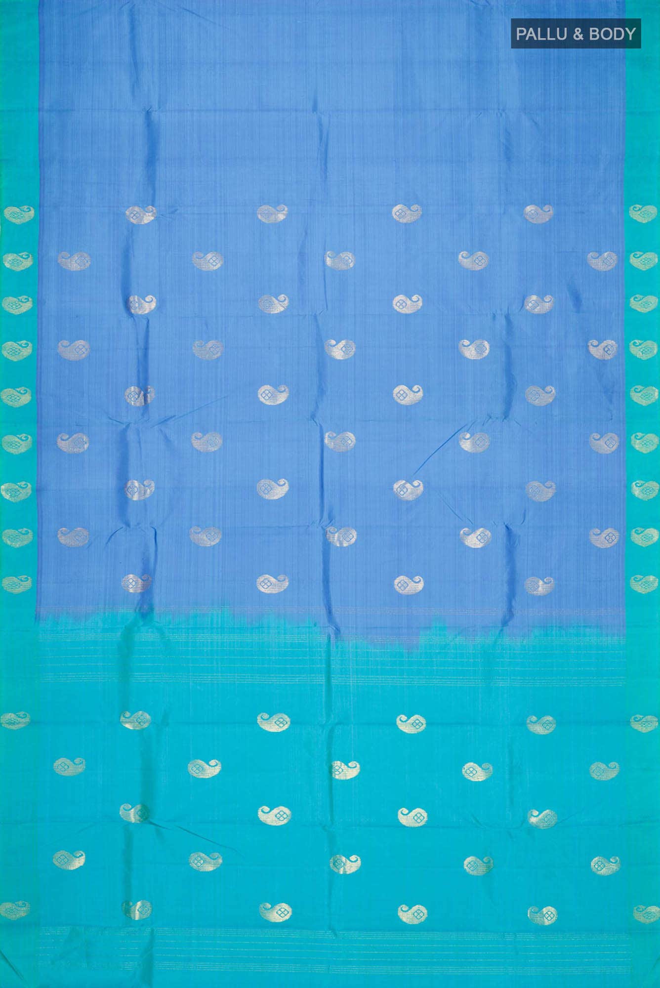 Blue Kanchipuram Silk Saree