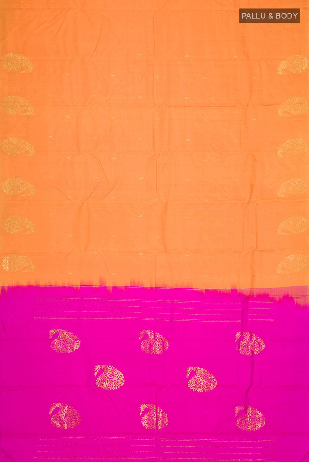 Yellow Kanchipuram Silk Saree