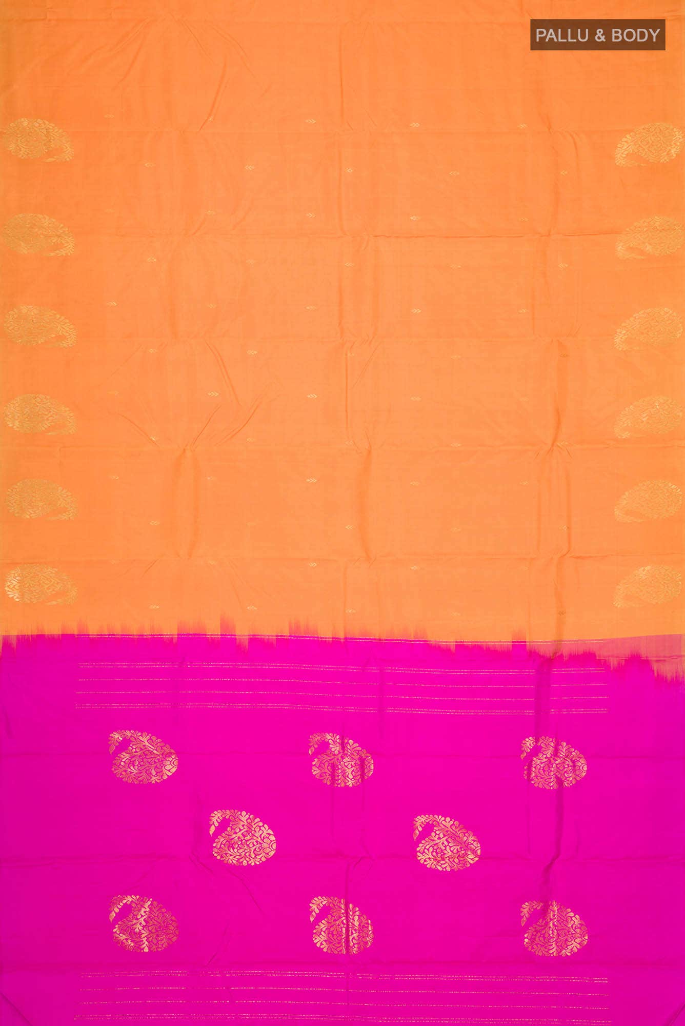 Yellow Kanchipuram Silk Saree