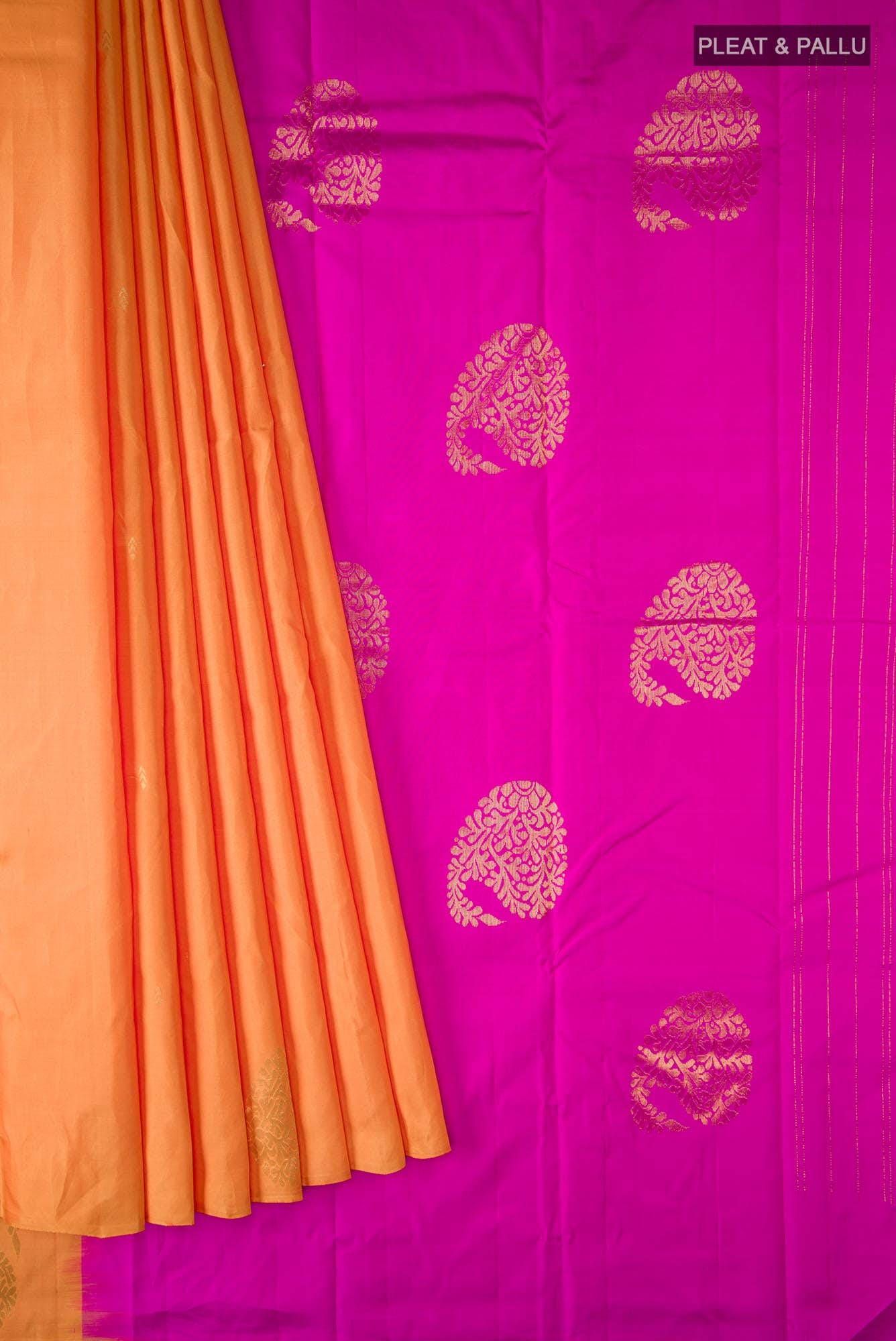 Yellow Kanchipuram Silk Saree