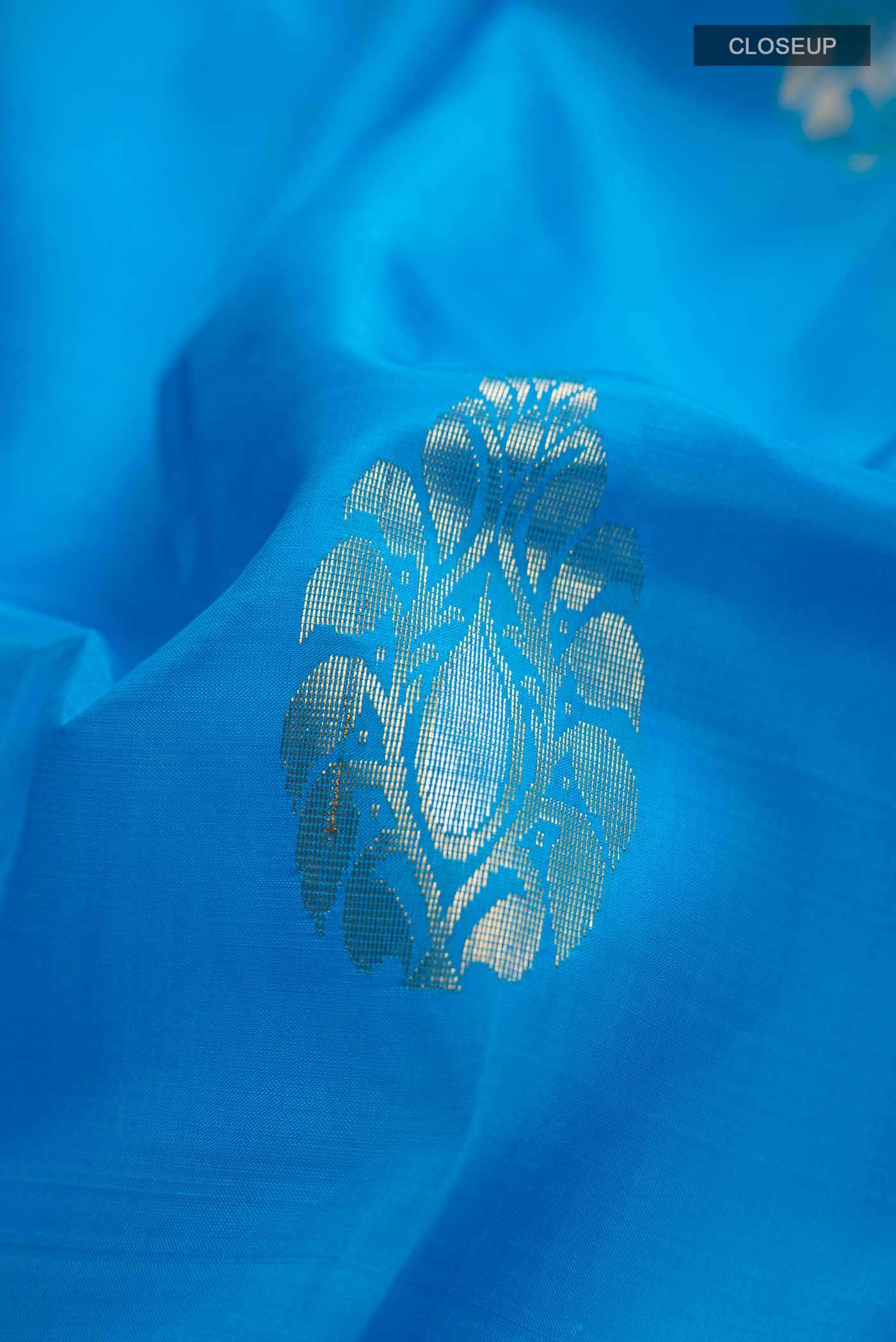 Blue Kanchipuram Silk Saree