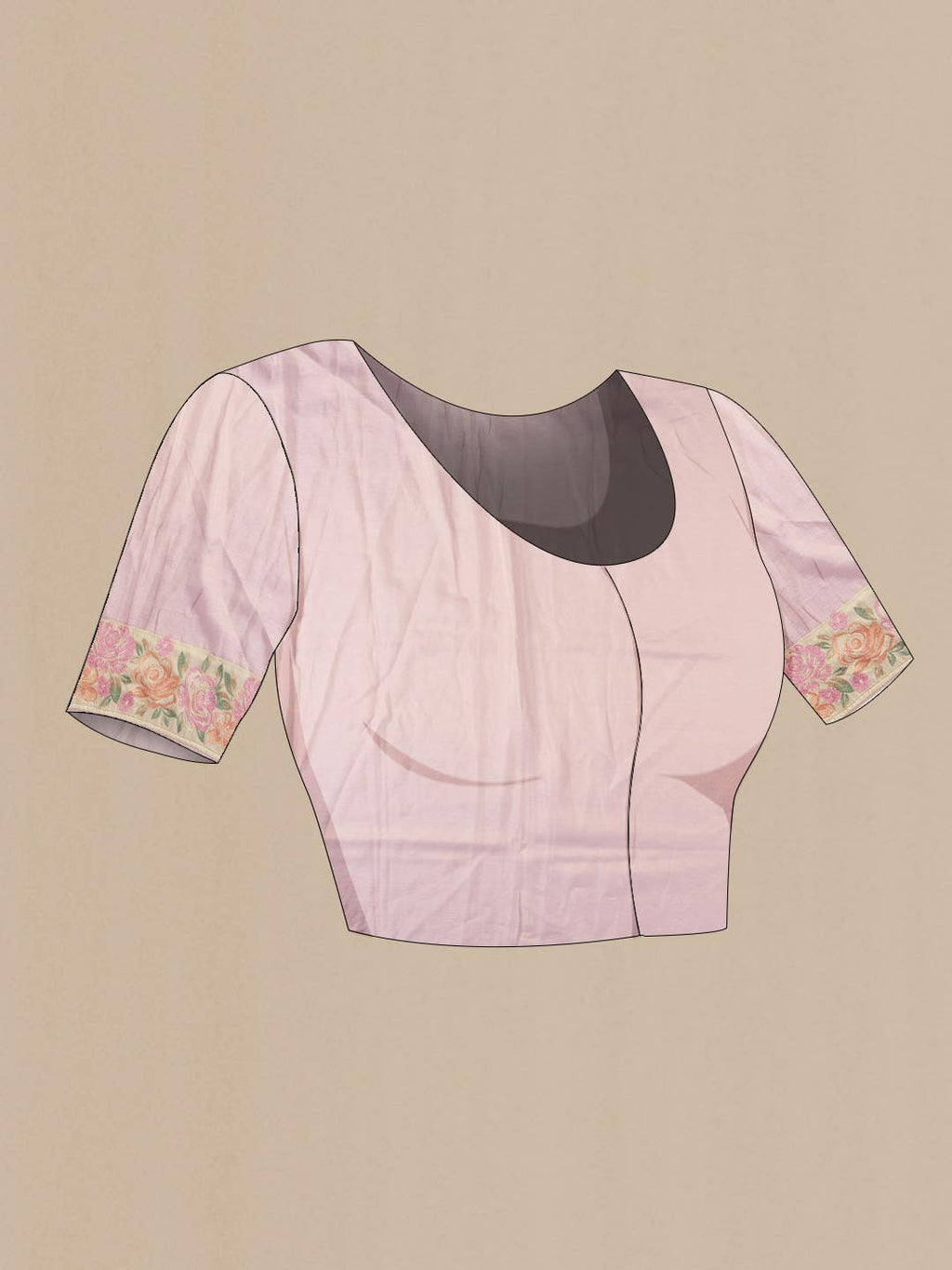 Lavender Tissue Silk Saree