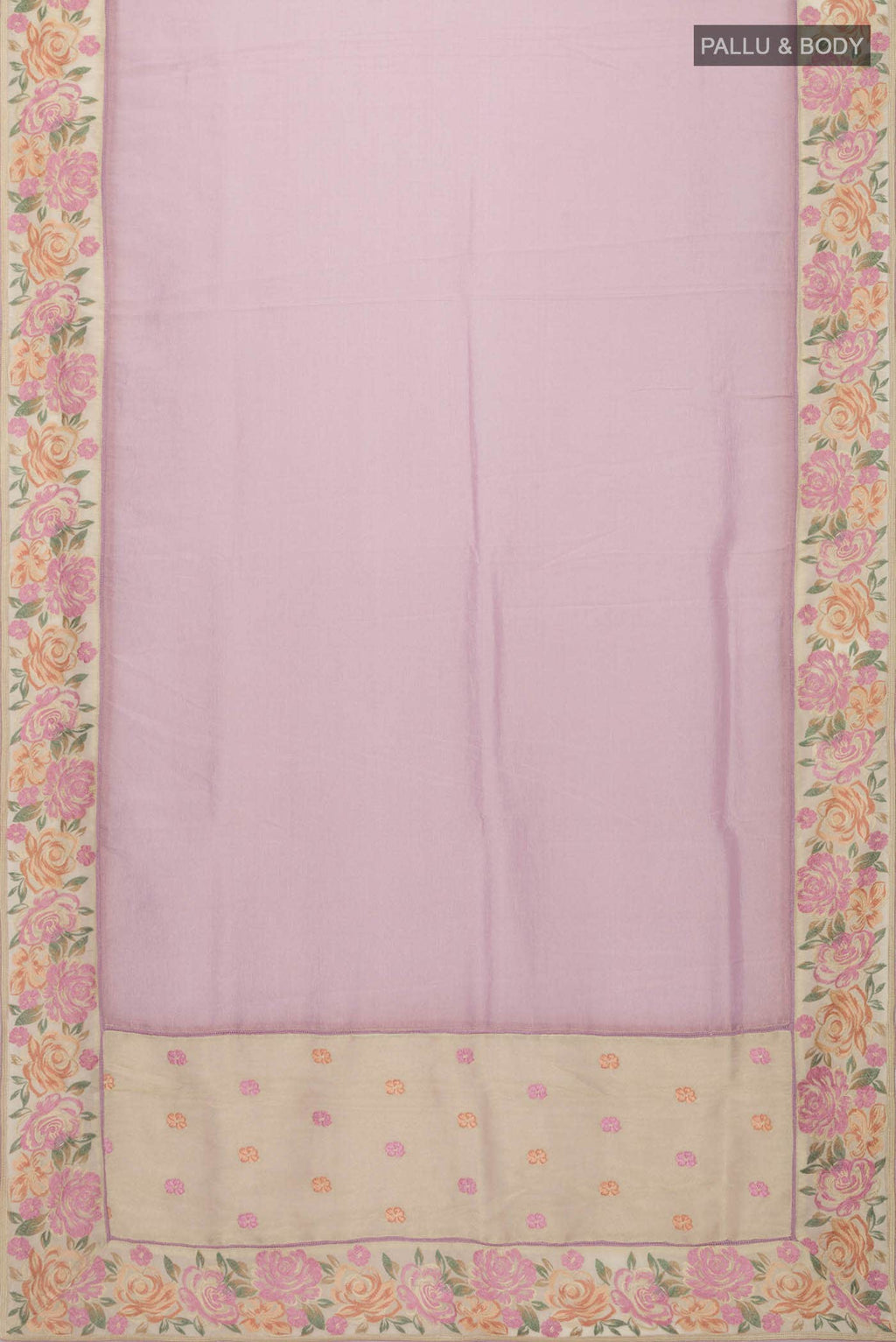 Lavender Tissue Silk Saree