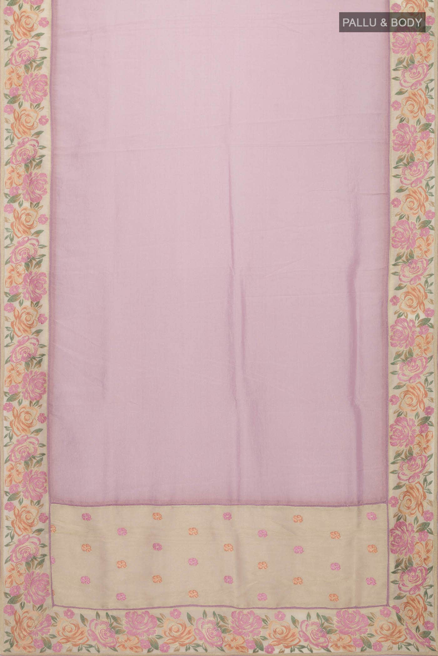 Lavender Tissue Silk Saree