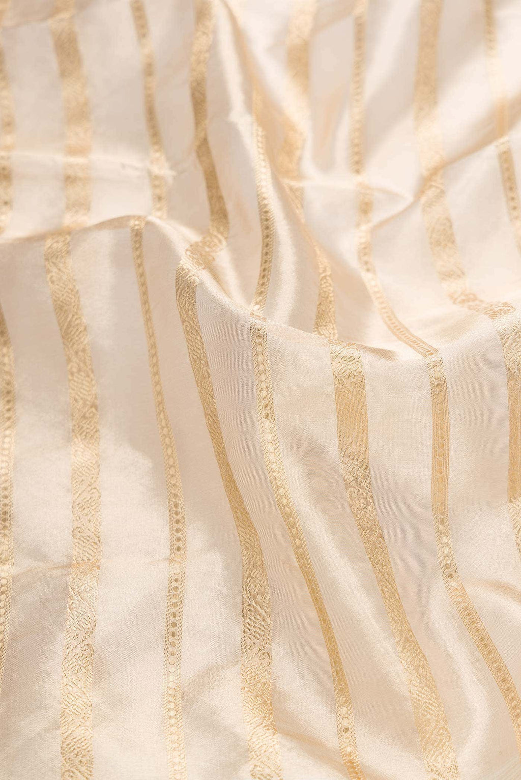 Beige Dual Tone Organza Silk Saree