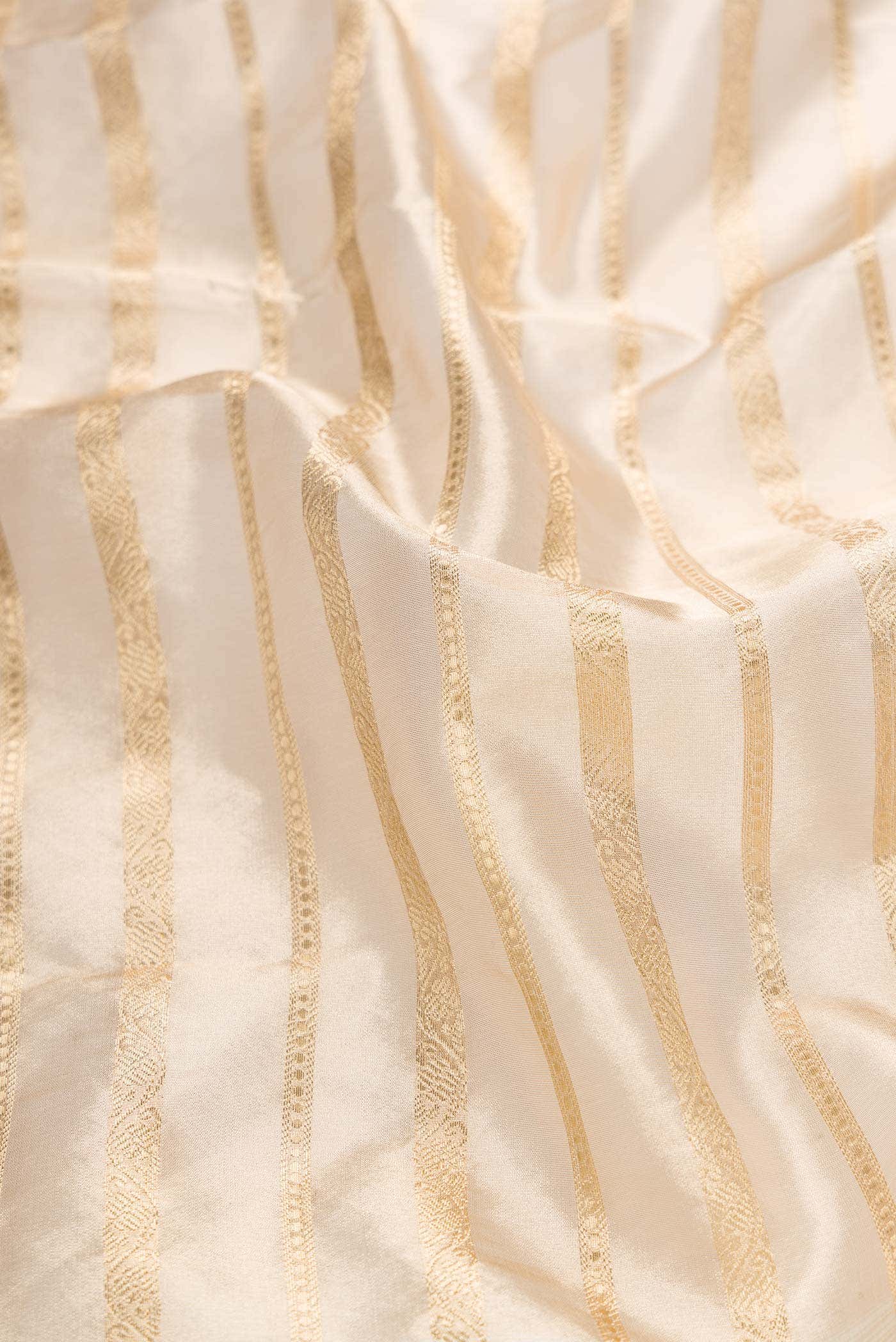 Beige Dual Tone Organza Silk Saree
