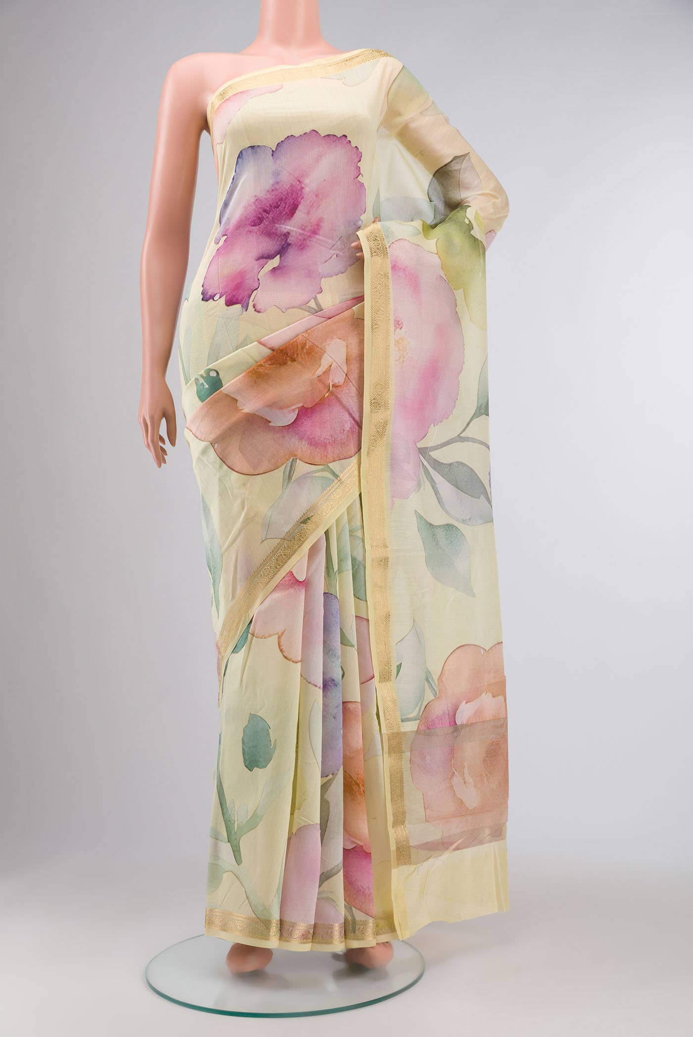 Multi Silk Cotton Saree