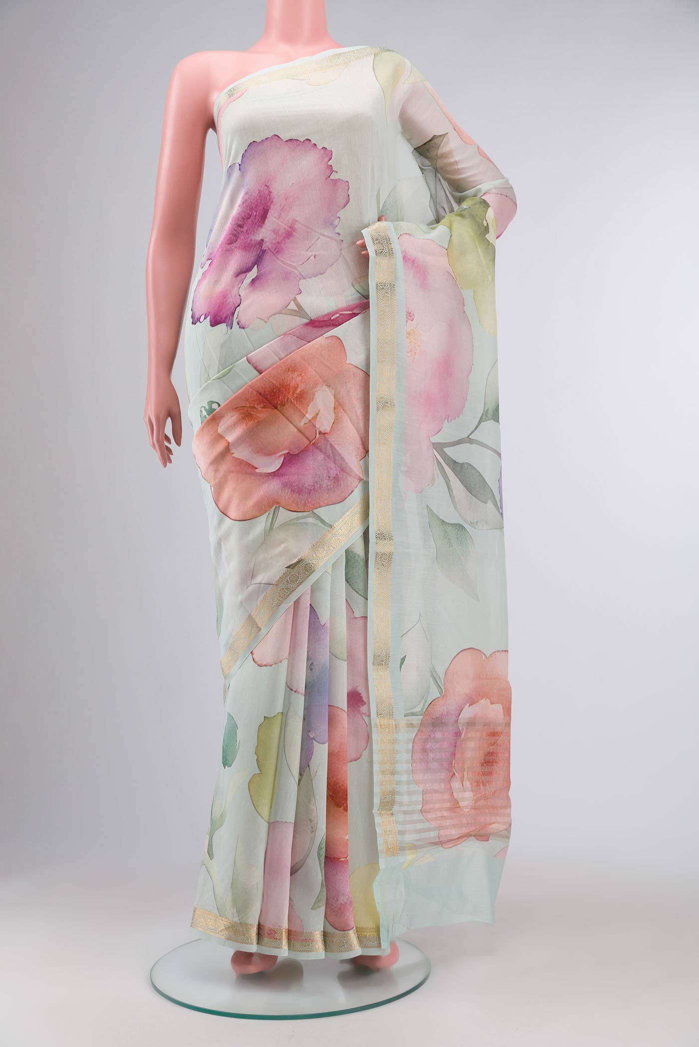 Multi Silk Cotton Saree