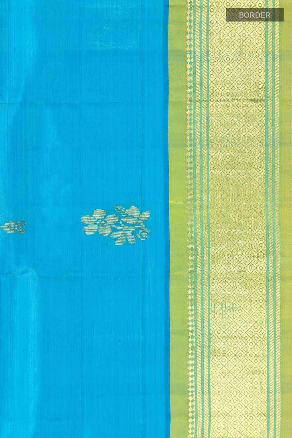 Blue Kanchipuram Silk Saree
