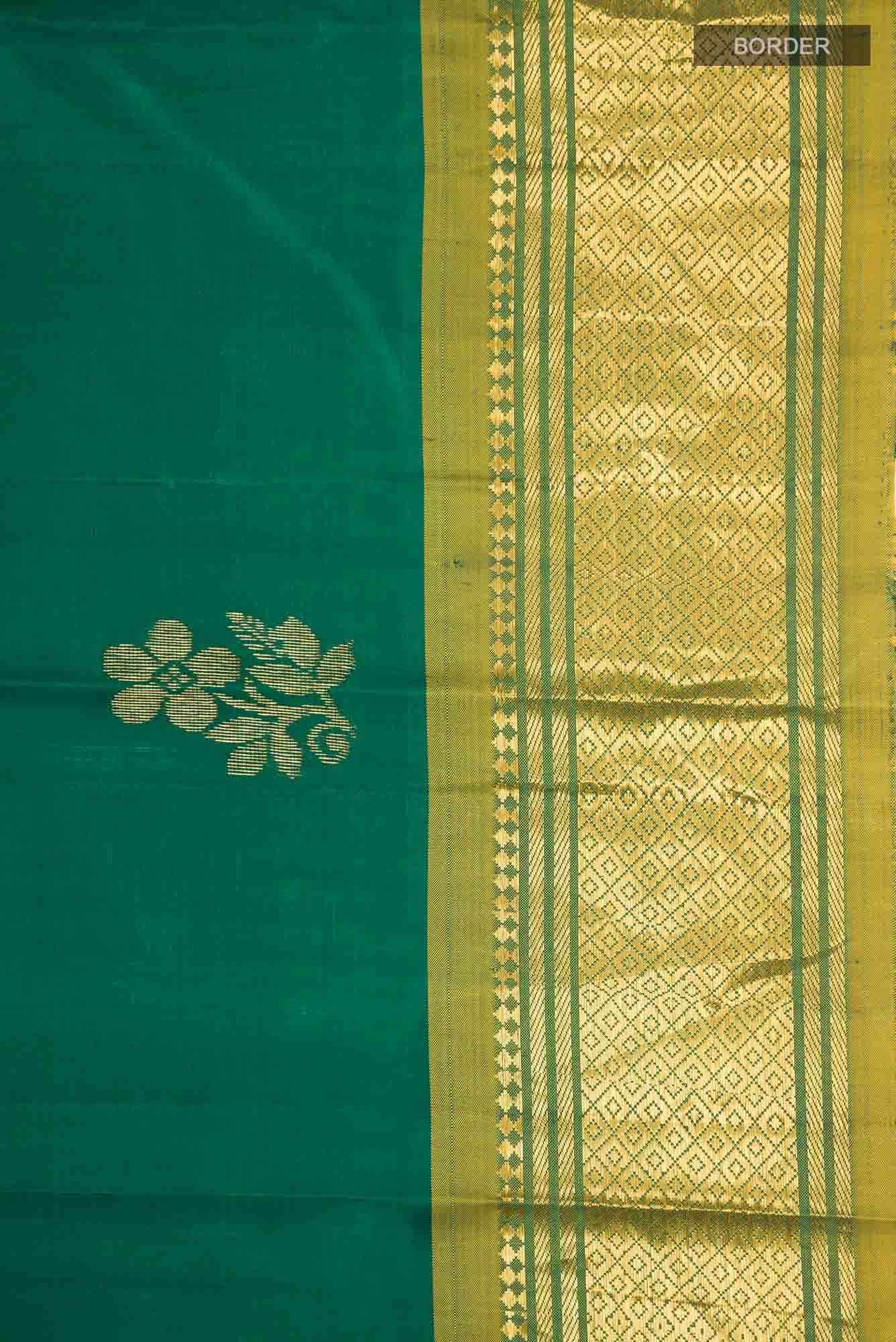 Green Kanchipuram Silk Saree