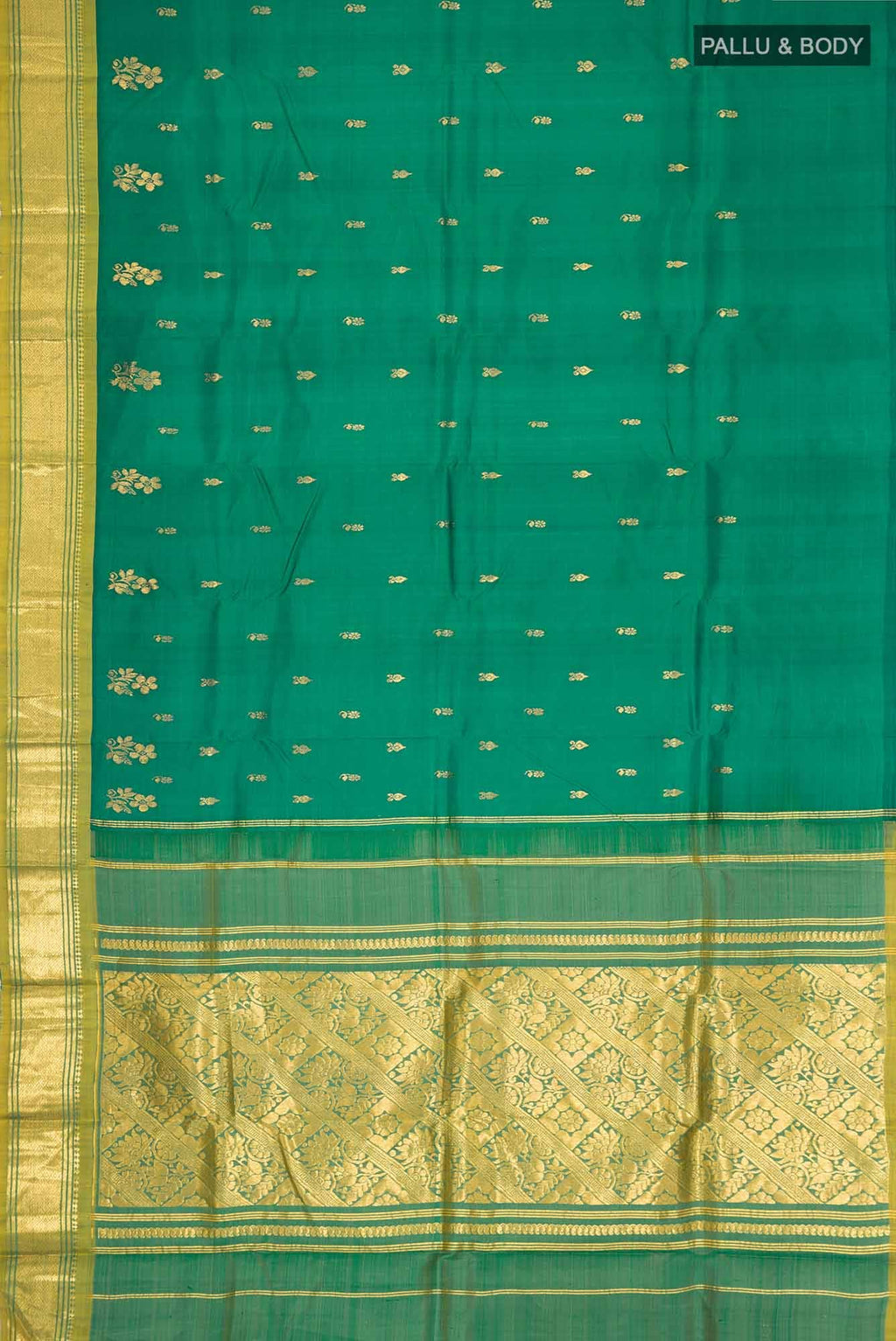Green Kanchipuram Silk Saree