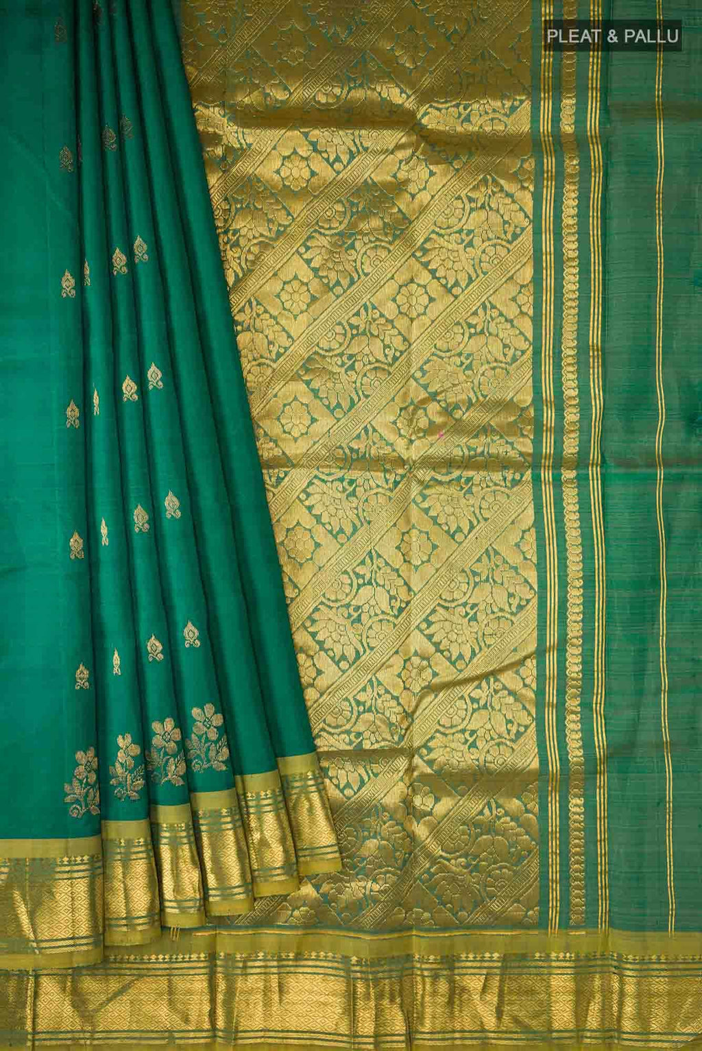 Green Kanchipuram Silk Saree