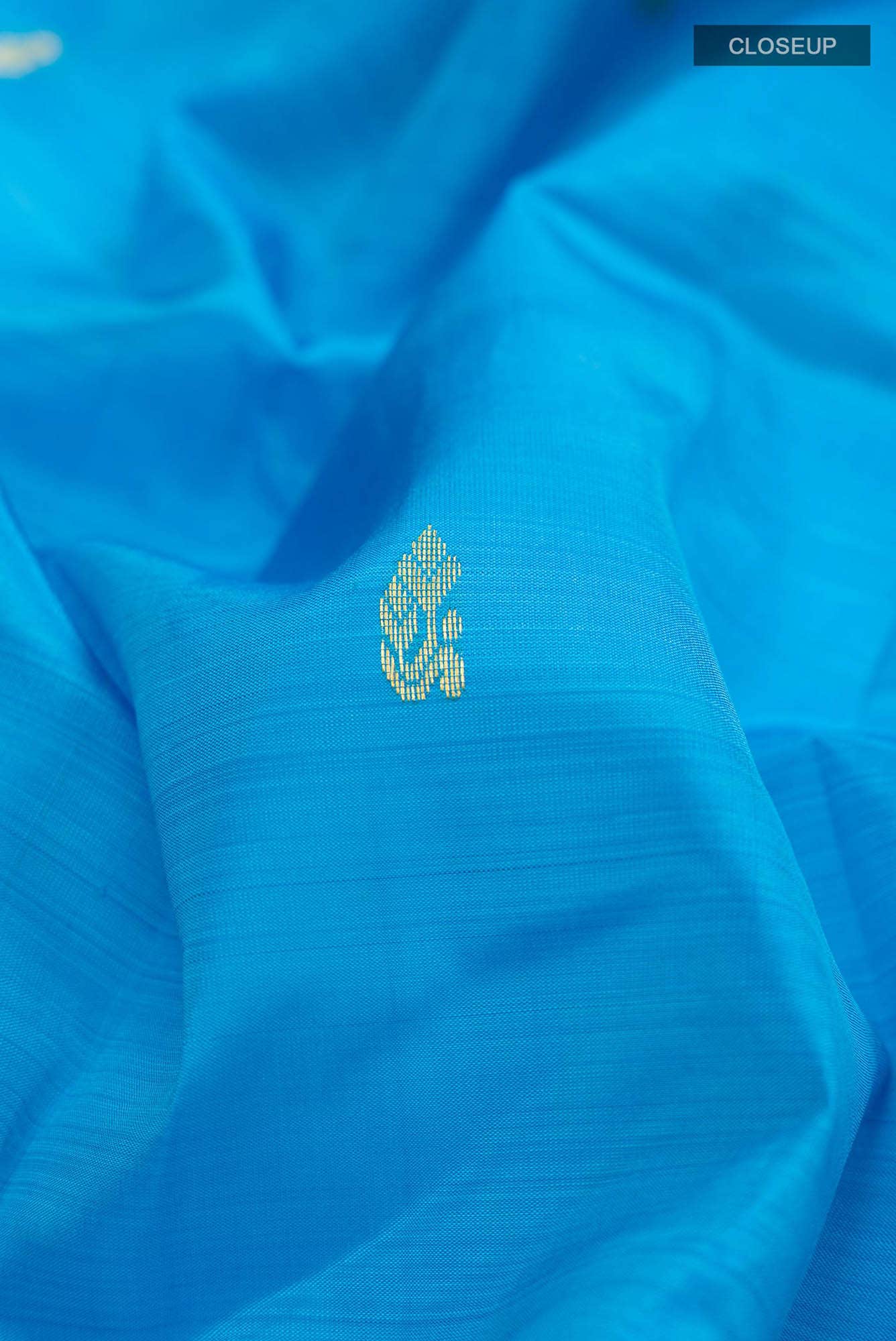 Blue Kanchipuram Silk Saree