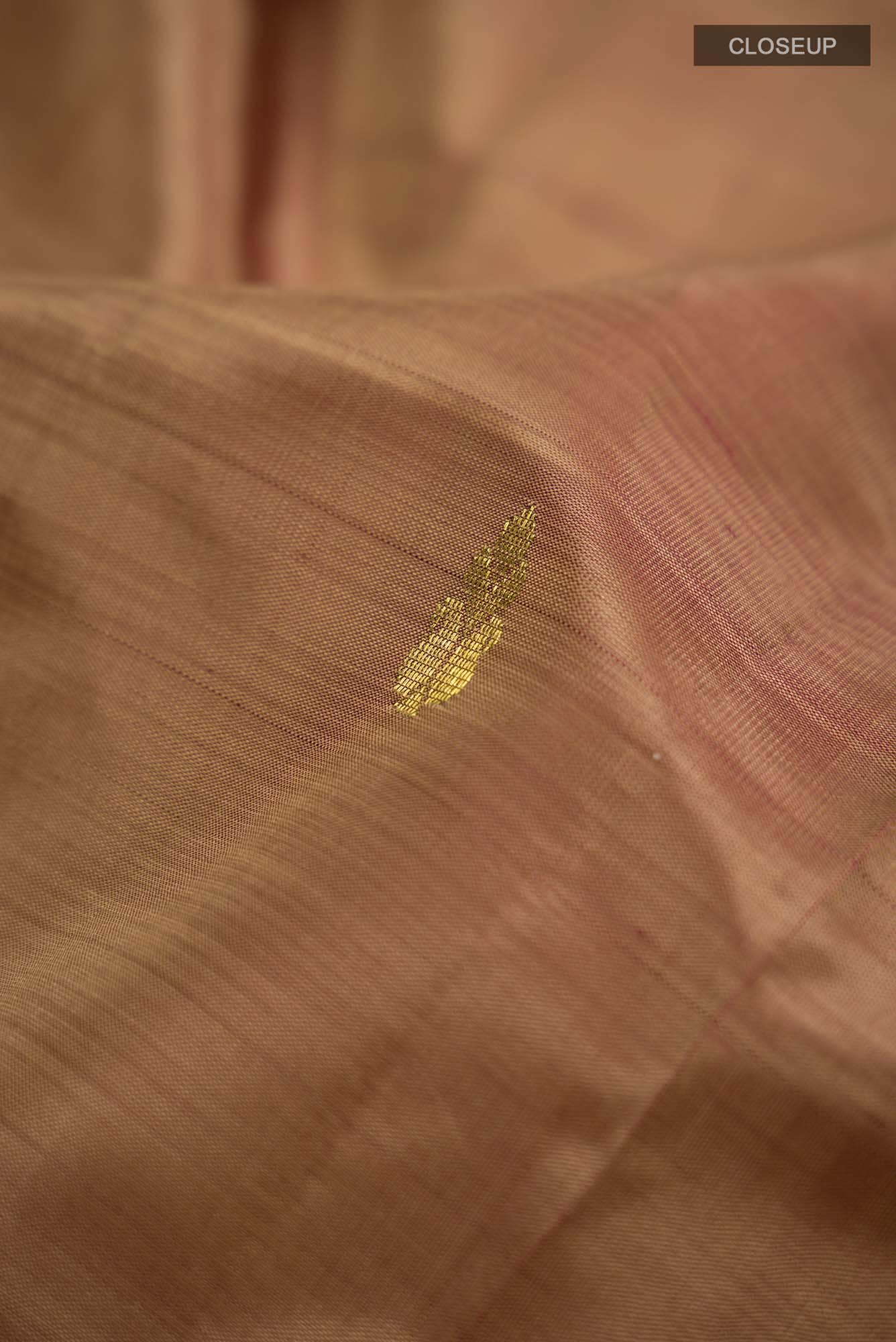 Brown Kanchipuram Silk Saree