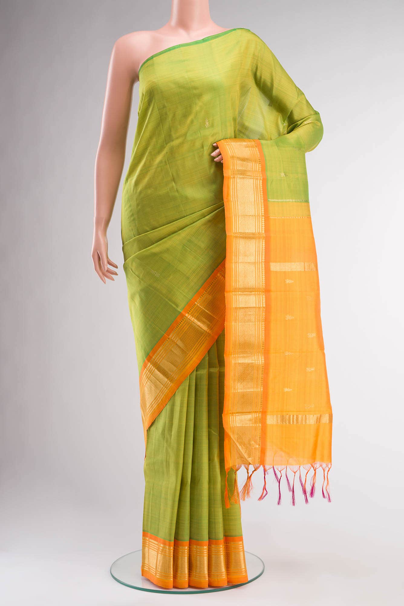 Green Kanchipuram Silk Saree