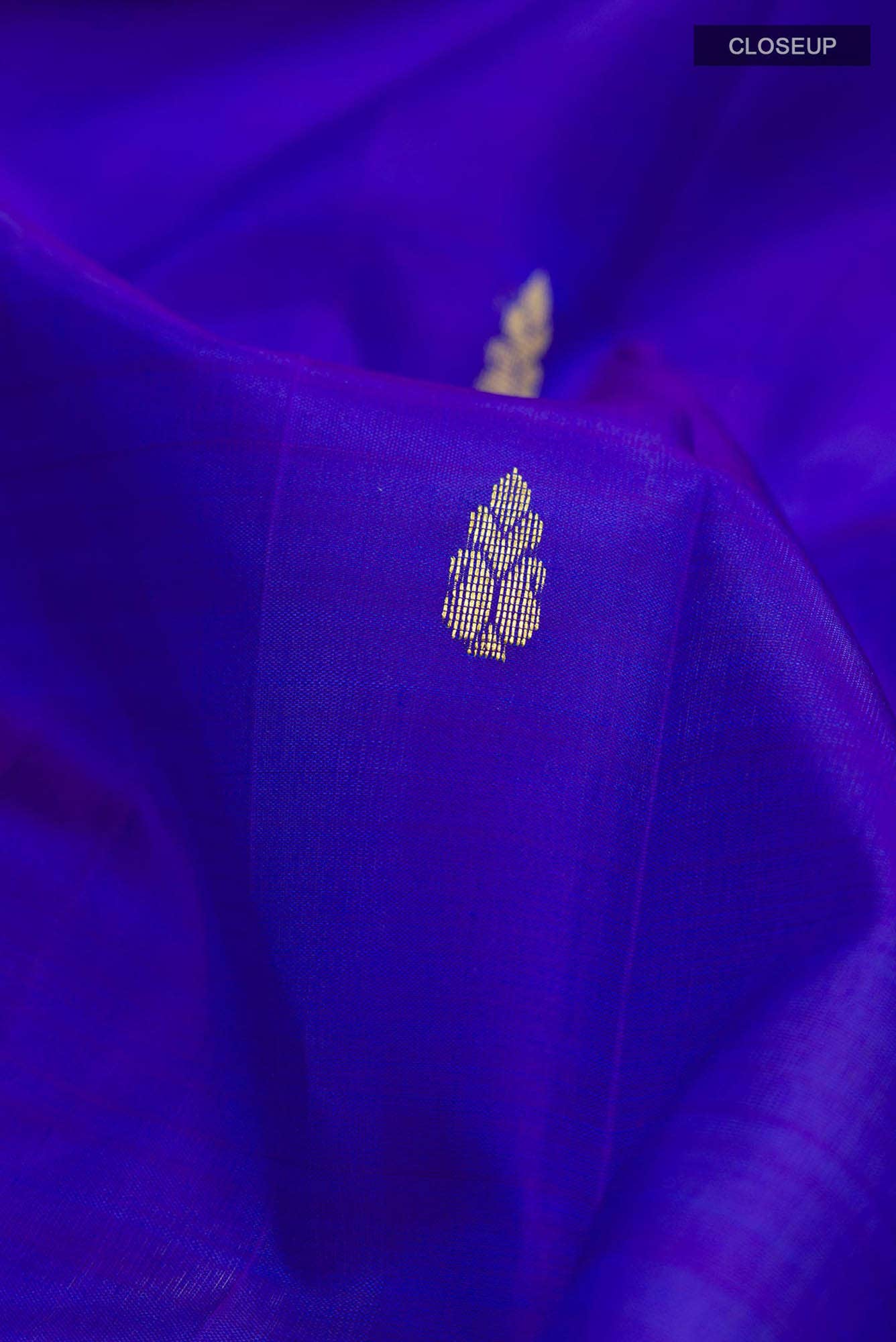 Blue Kanchipuram Silk Saree