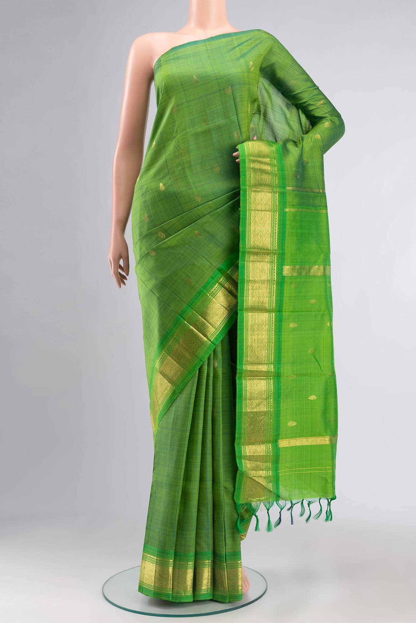 Green Kanchipuram Silk Saree