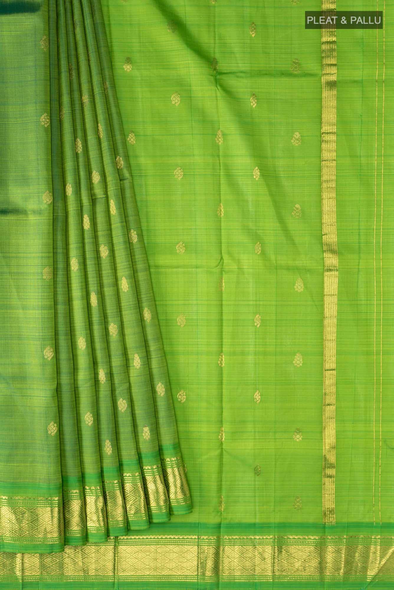 Green Kanchipuram Silk Saree