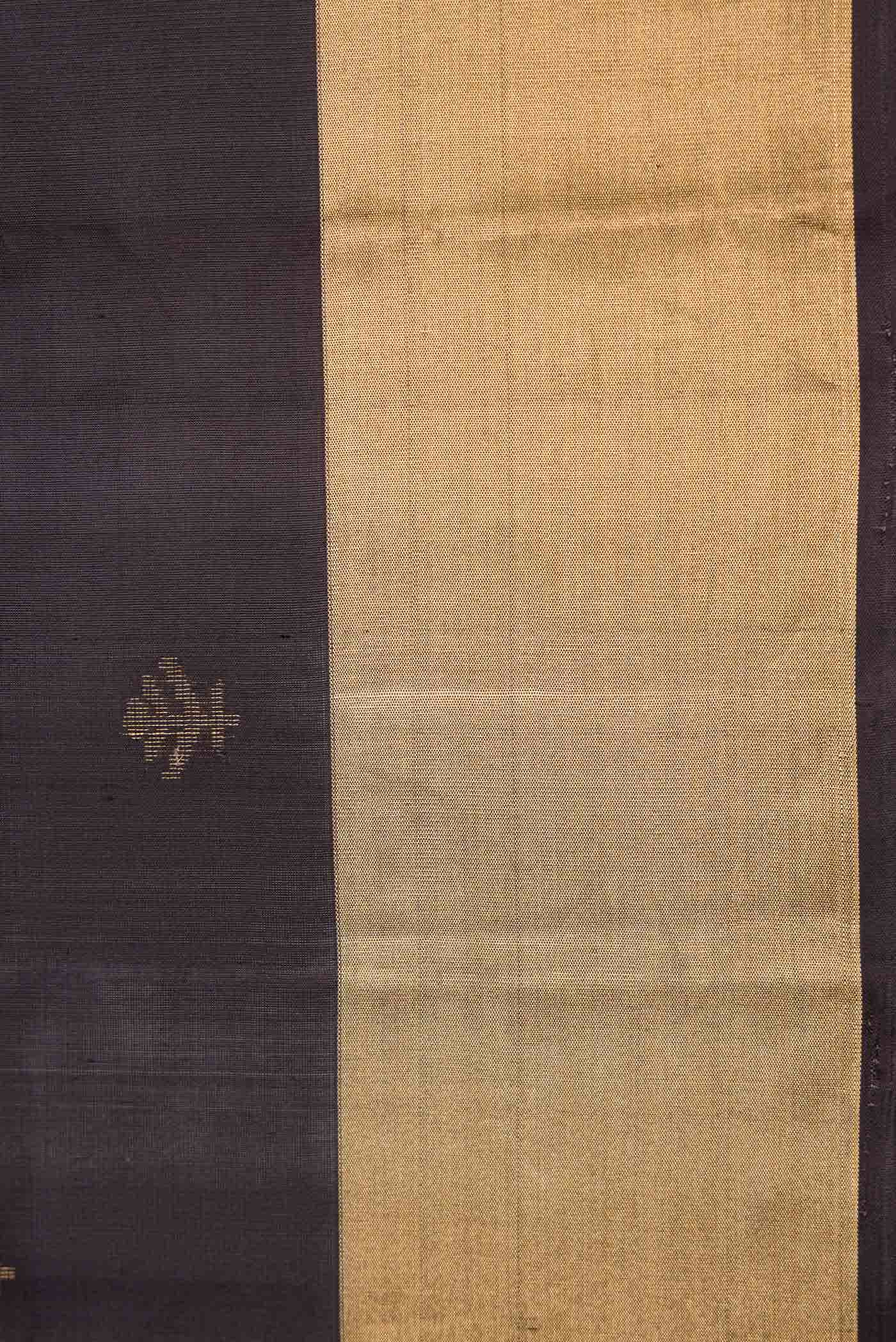 Black Dual Tone Soft Silk Saree