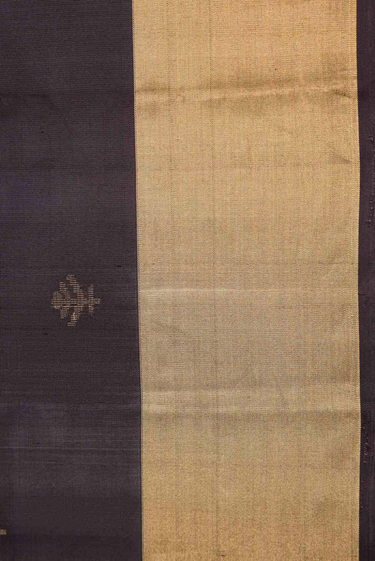 Black Dual Tone Soft Silk Saree
