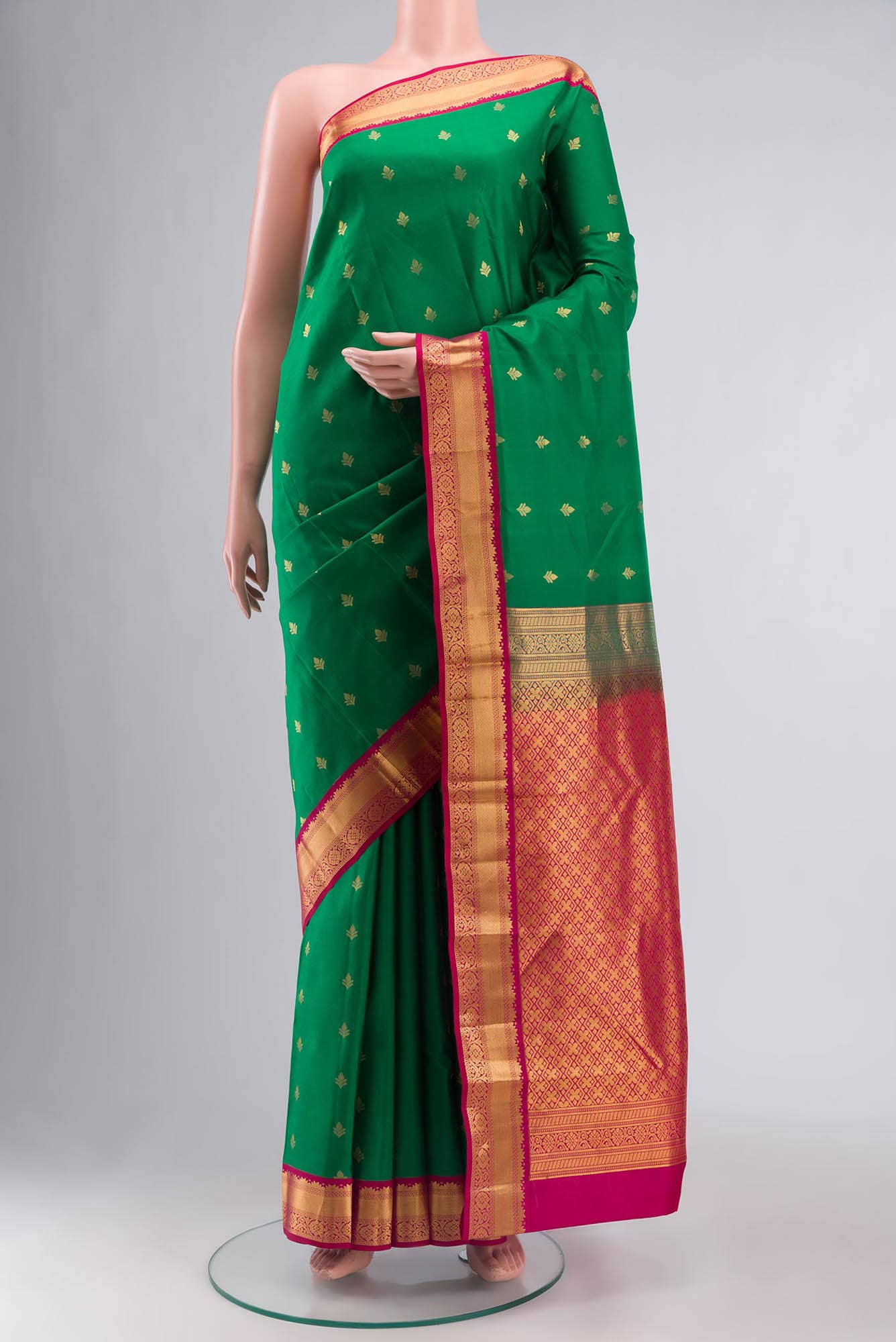 Green Kanchipuram Silk Saree