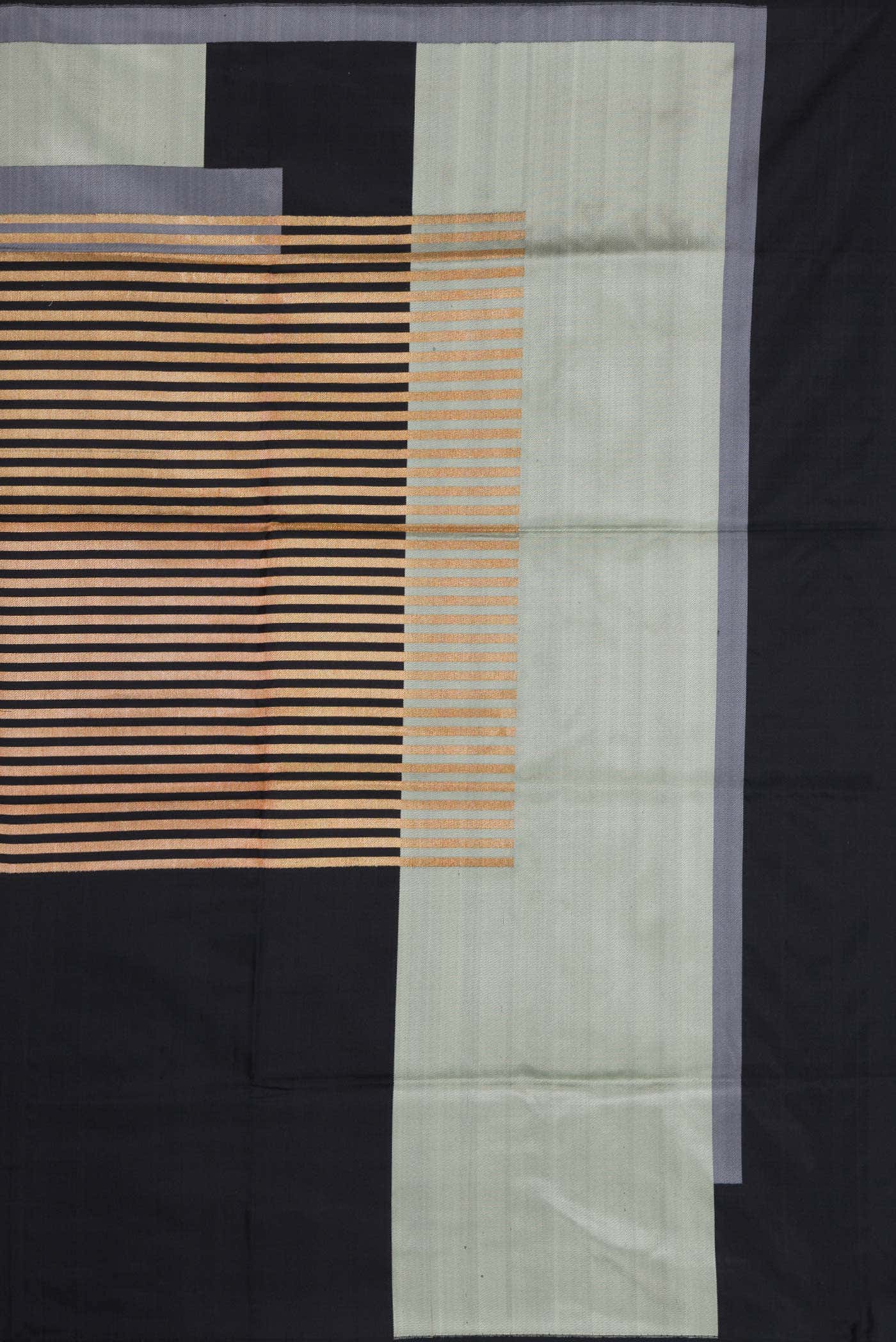 Black Dual Tone Banarasi Silk Saree