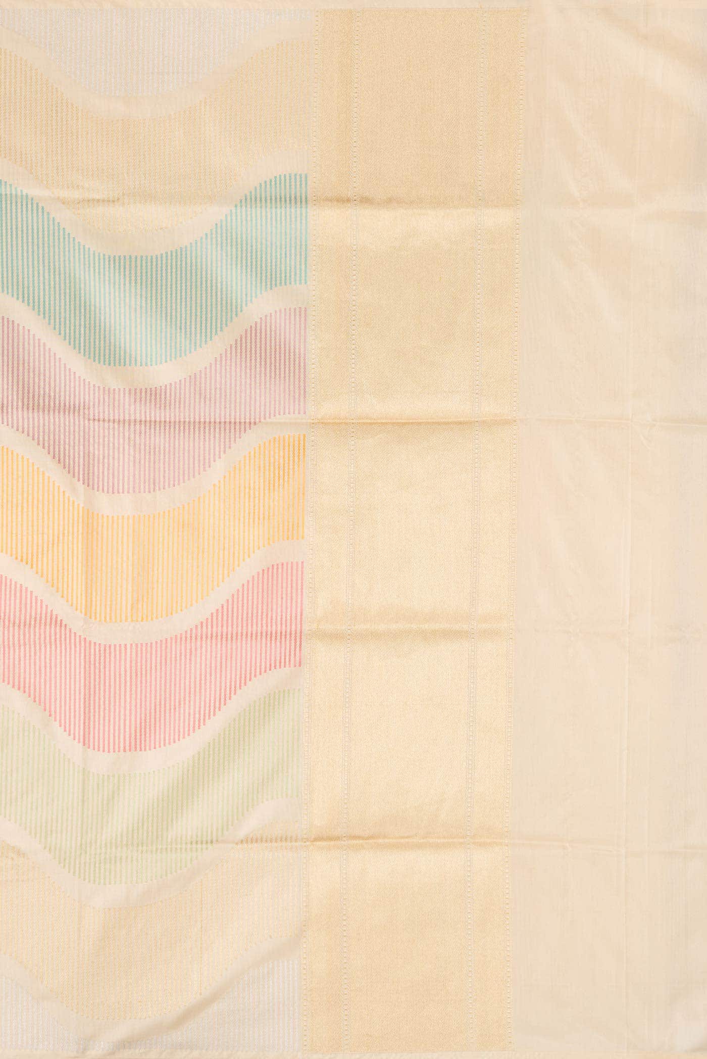 Sandal Dual Tone Banarasi Silk Saree