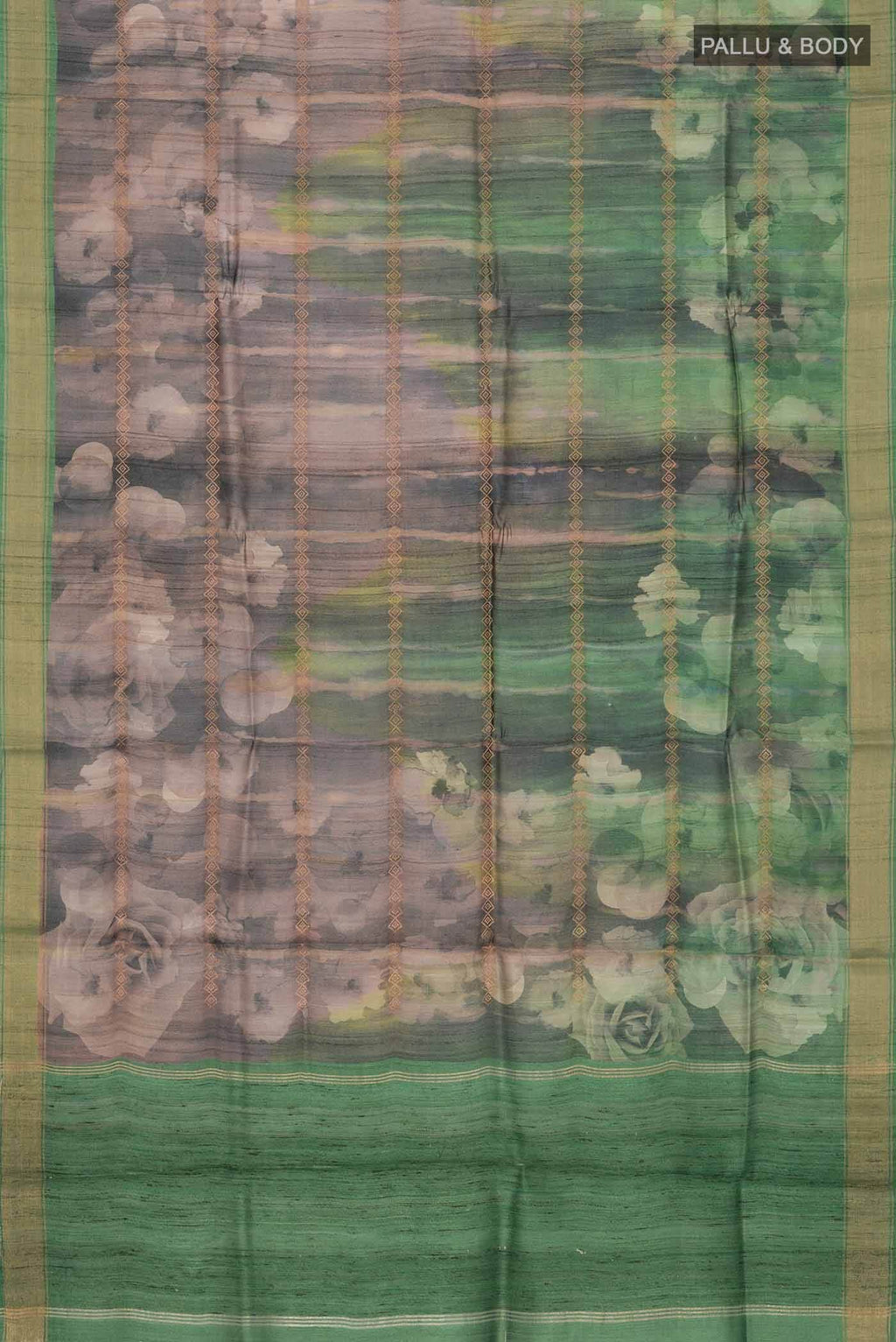 Multi Bhagalpuri Tussar Silk Saree