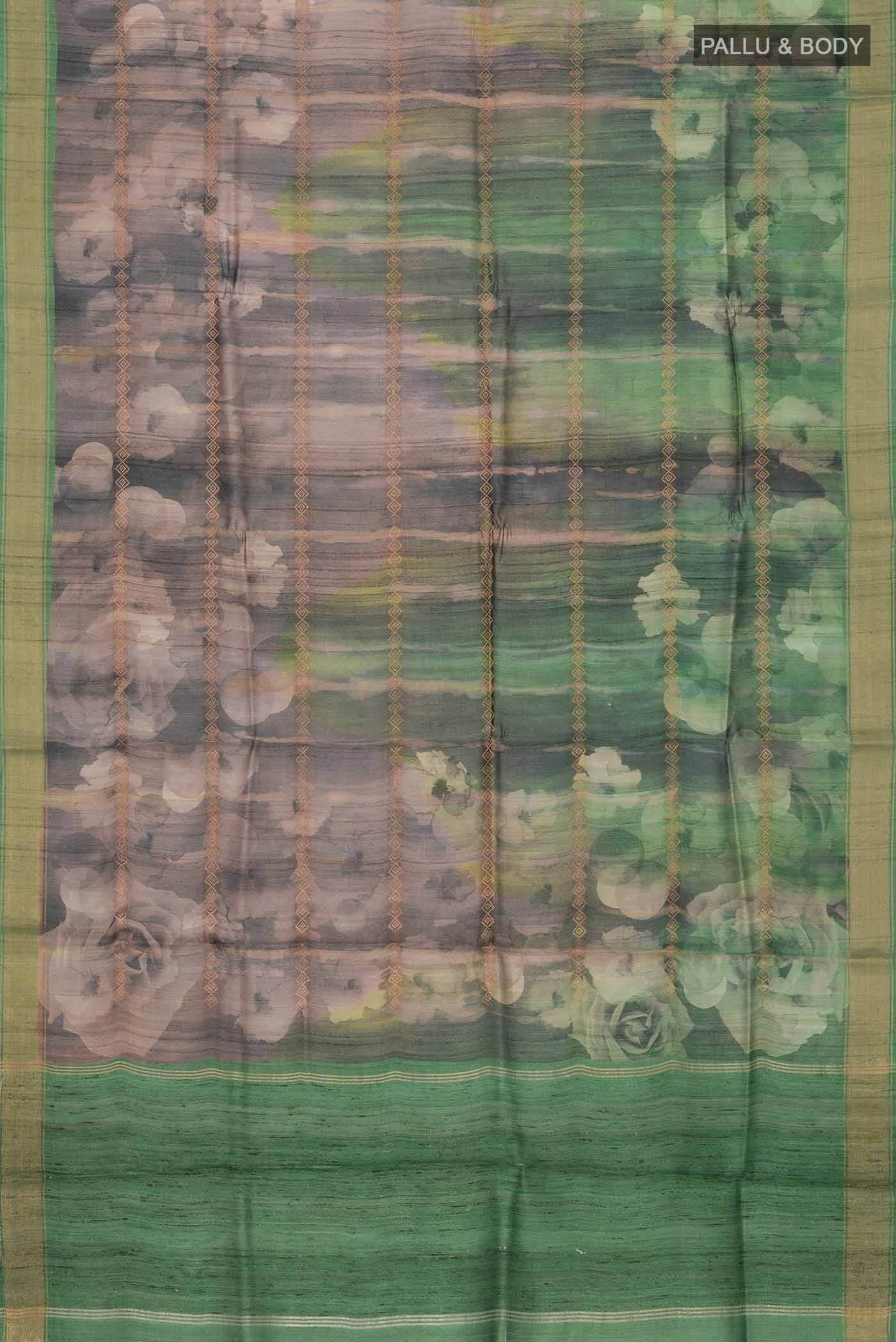 Multi Bhagalpuri Tussar Silk Saree