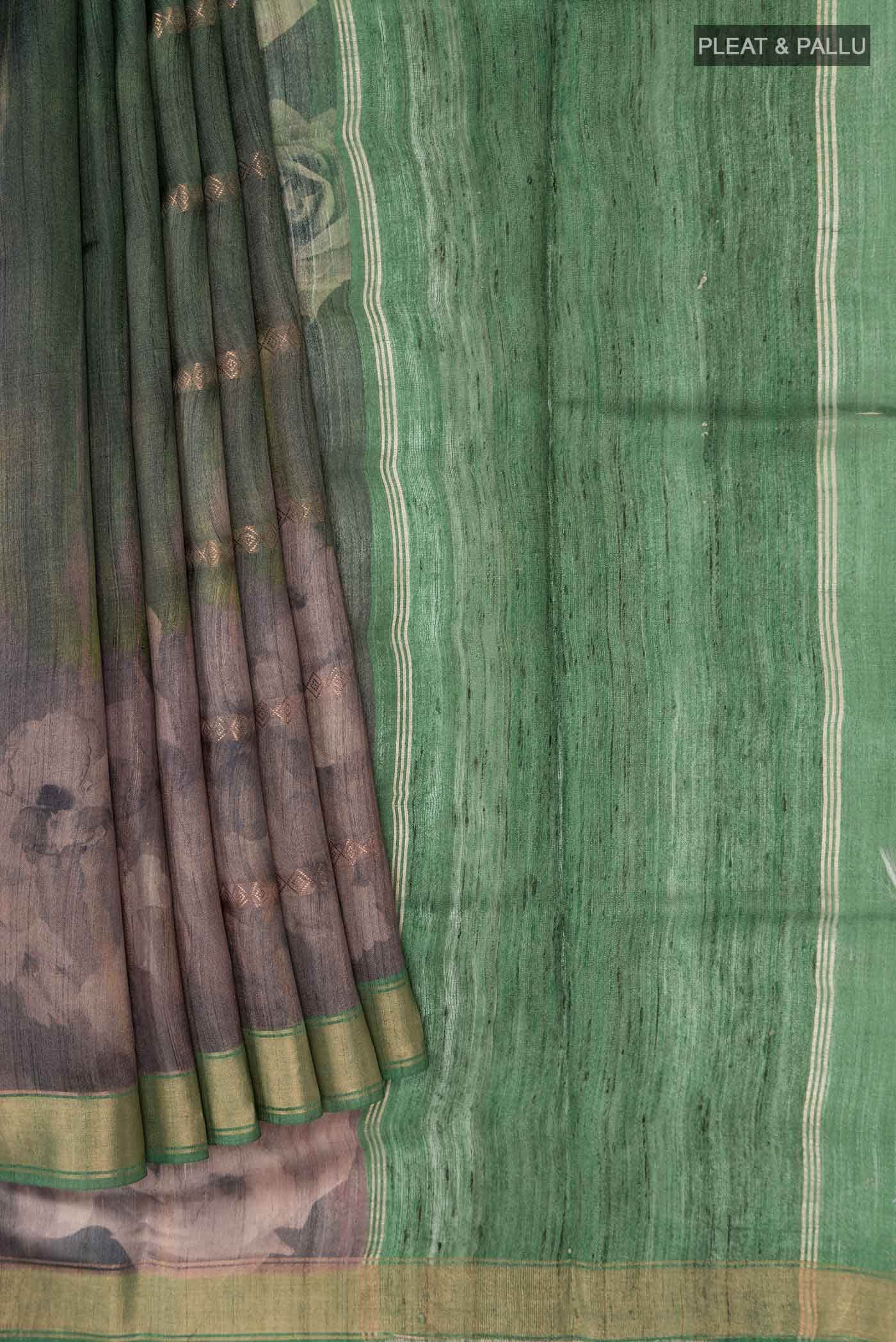 Multi Bhagalpuri Tussar Silk Saree